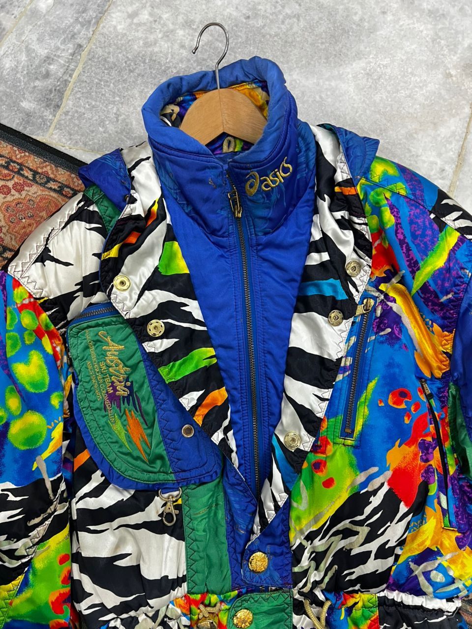 Asics × Vintage Vintage 80’s Ski ⛷️ Austria Jacket Size US L / EU 52-54 / 3 - 5 Thumbnail