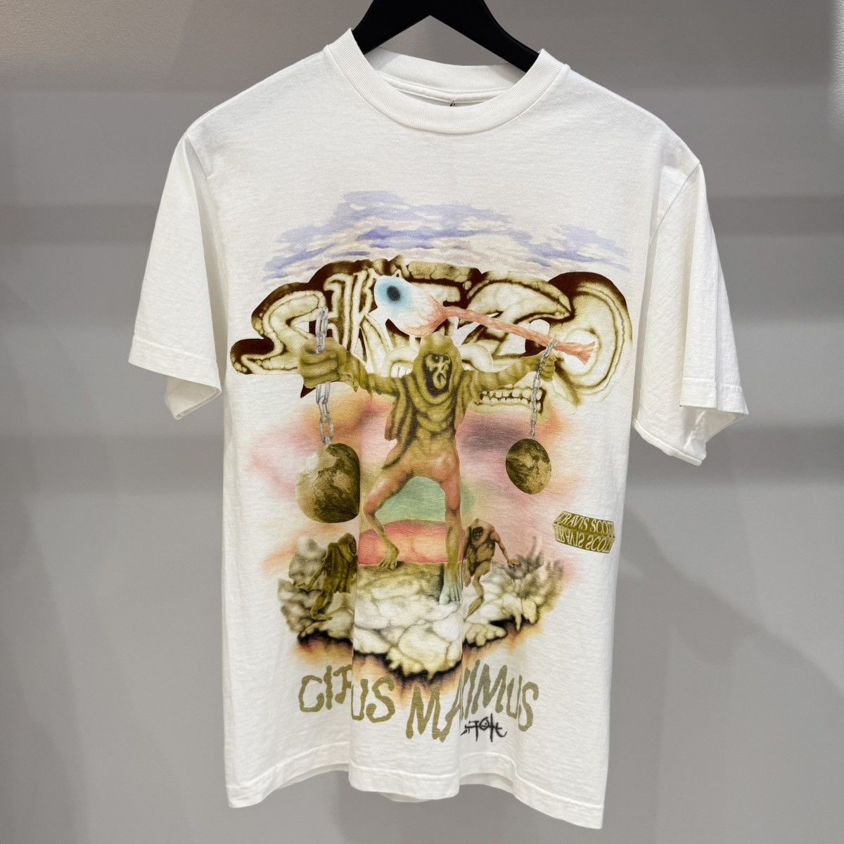 Travis Scott Road to Utopia Las Vegas Joker T-shirt Brown Men's