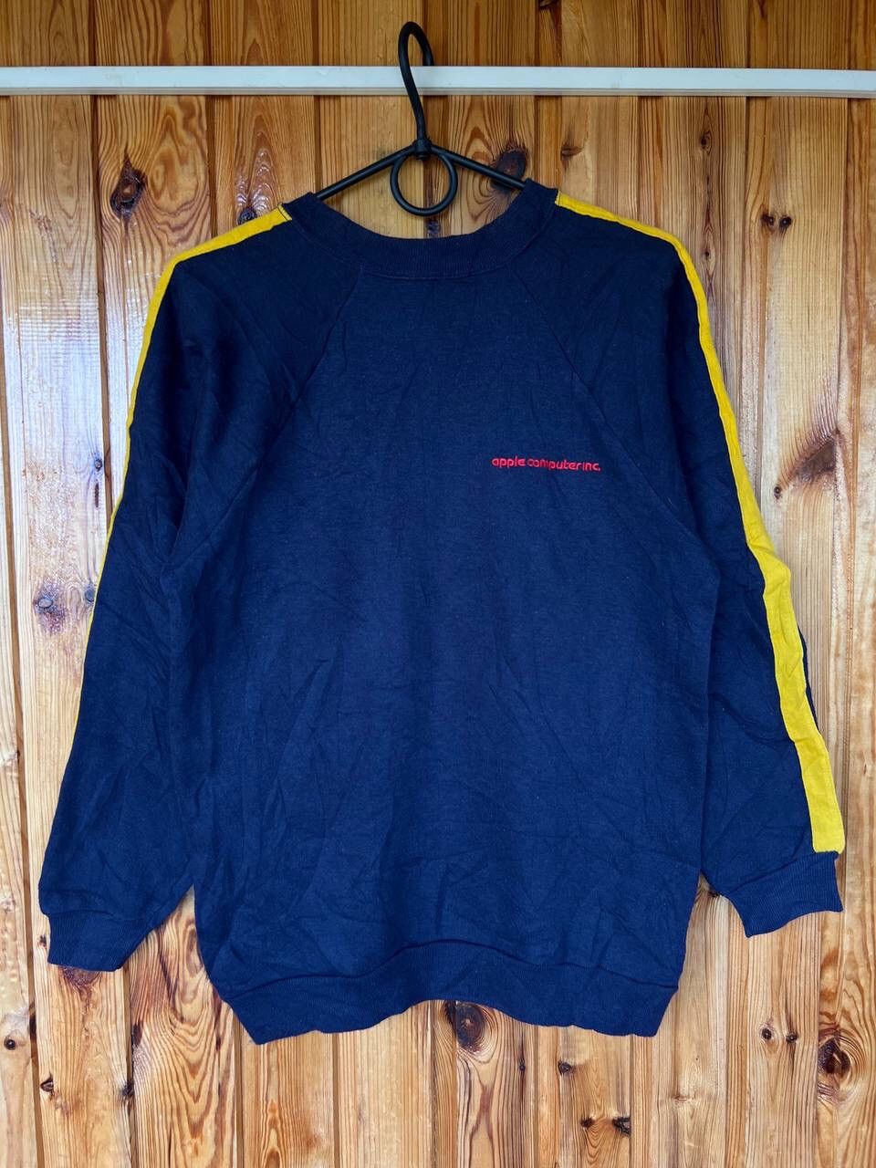 Apple × Vintage Vintage 80s Apple Computer Inc. Red Logo Boxy Sweatshirt USA Size US S / EU 44-46 / 1 - 5 Thumbnail