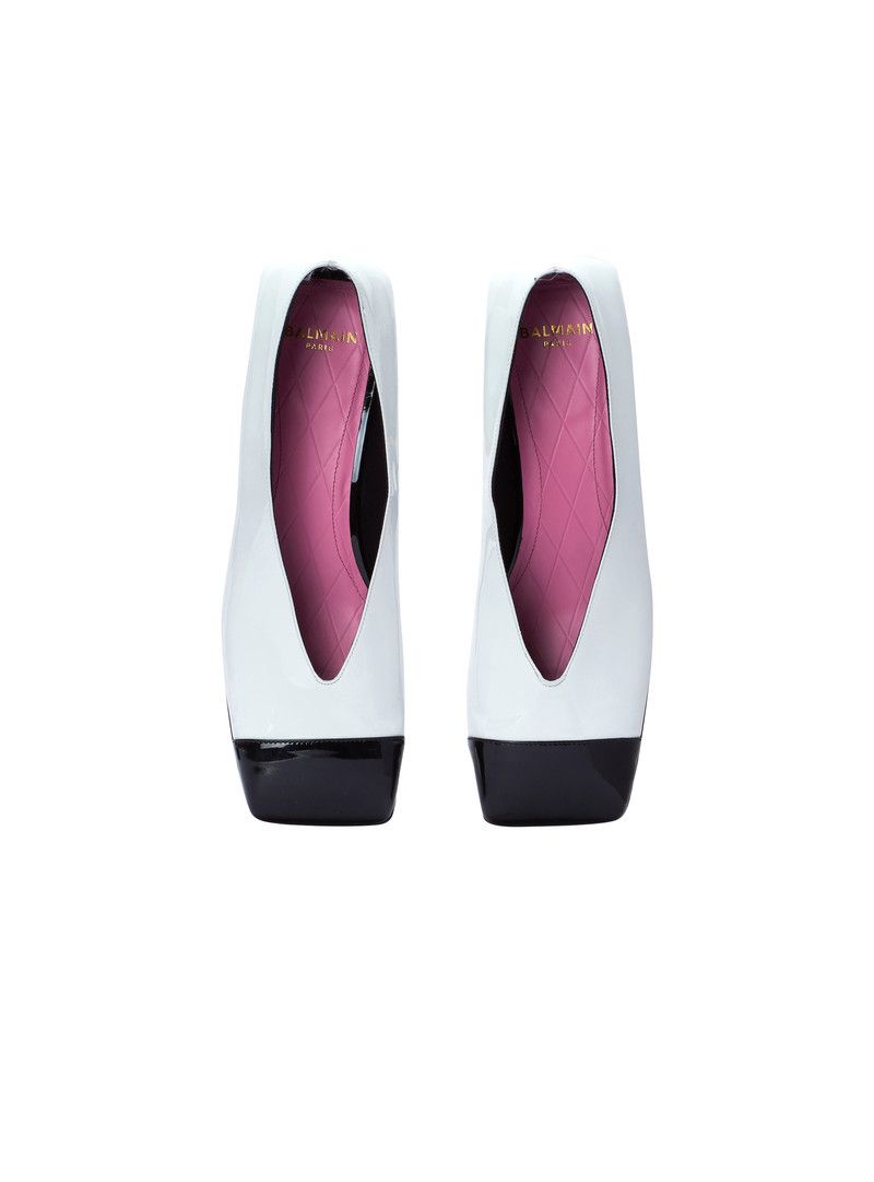 Balmain o1s1wg111225 95mm Eden Pumps in White Size US 6 / IT 36 - 3 Thumbnail