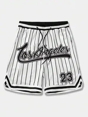 Jean Hirose x Kita Stripe basketball Graphic shorts DRIP Size US 34 / EU 50 - 2 Thumbnail