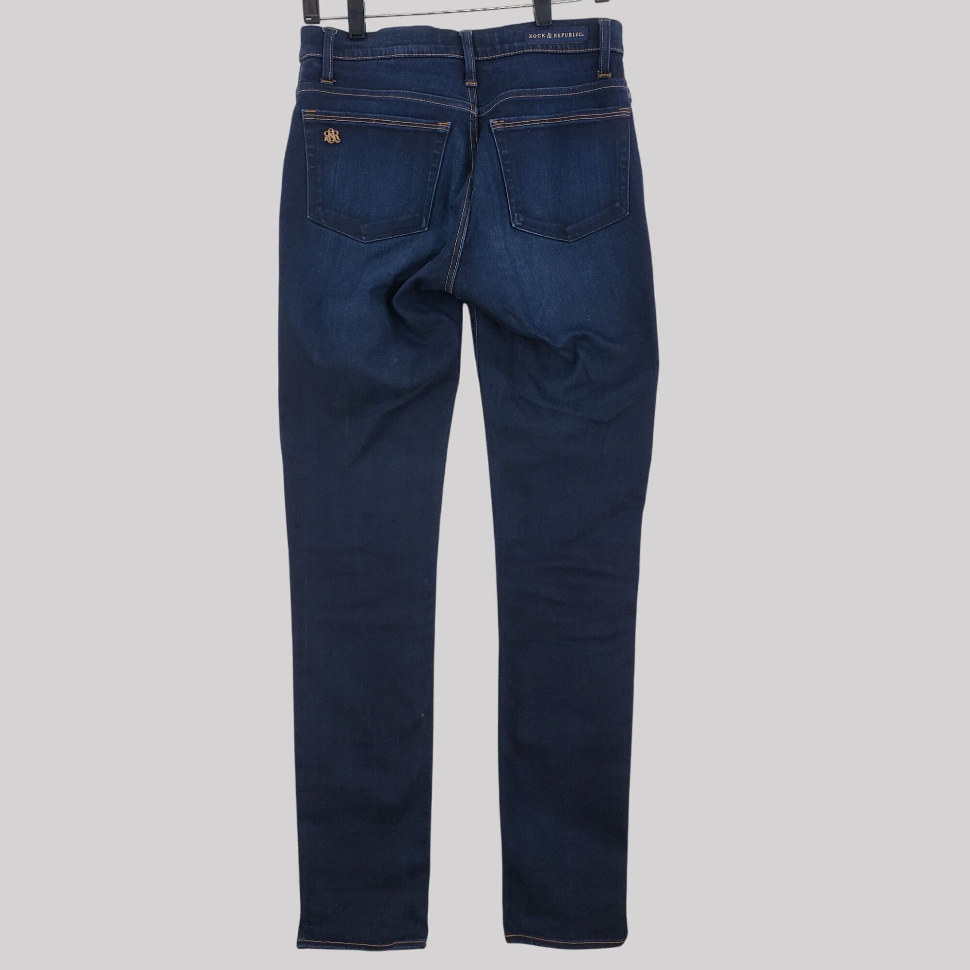Rock & Republic Rock & Republic Berlin Skinny Mid-Rise Womens Jeans Size 6 Size 28" / US 6 / IT 42 - 4 Thumbnail