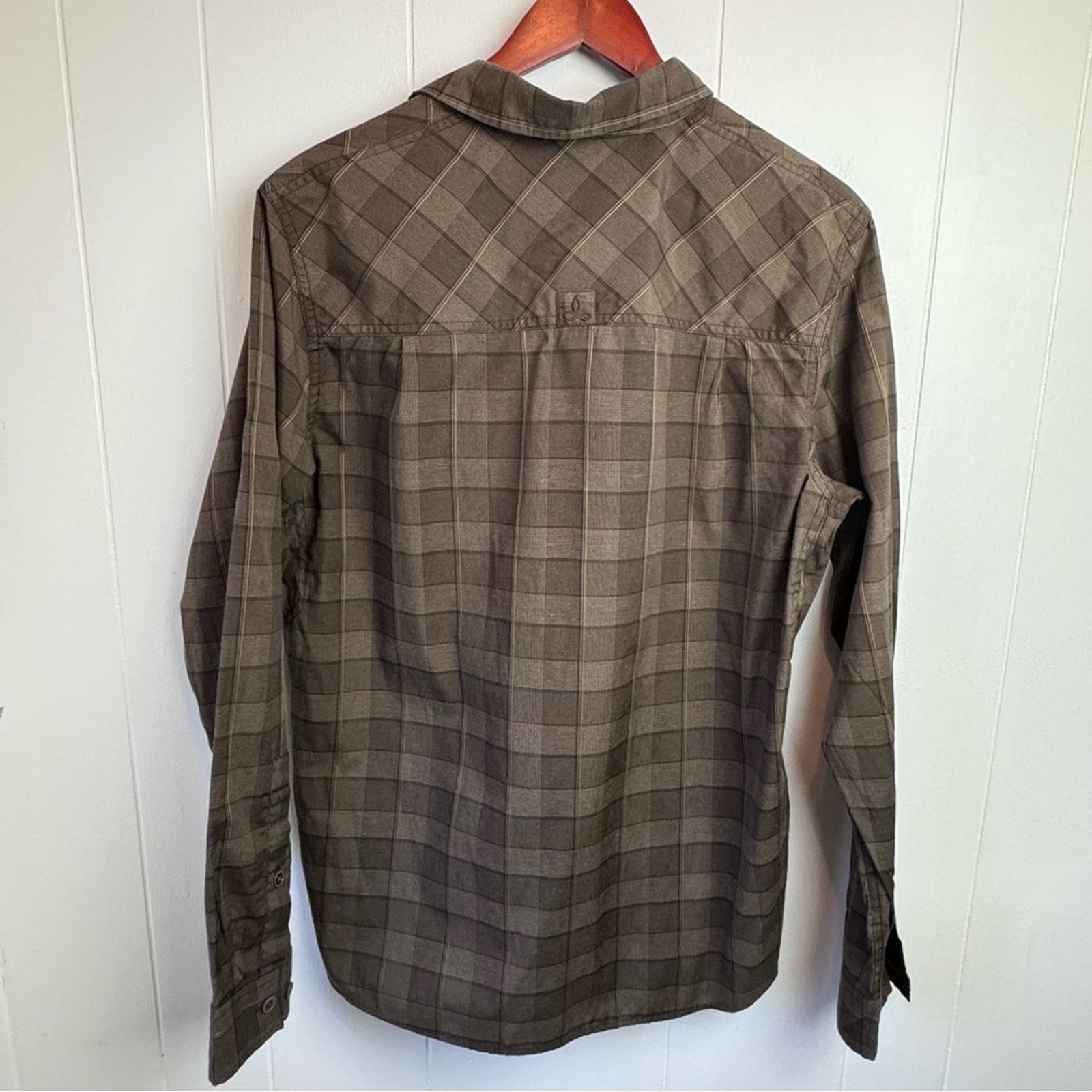 Prana Prana Brown Plaid Button Up Untuck Shirt Men’s Size Medium Size US M / EU 48-50 / 2 - 11 Thumbnail