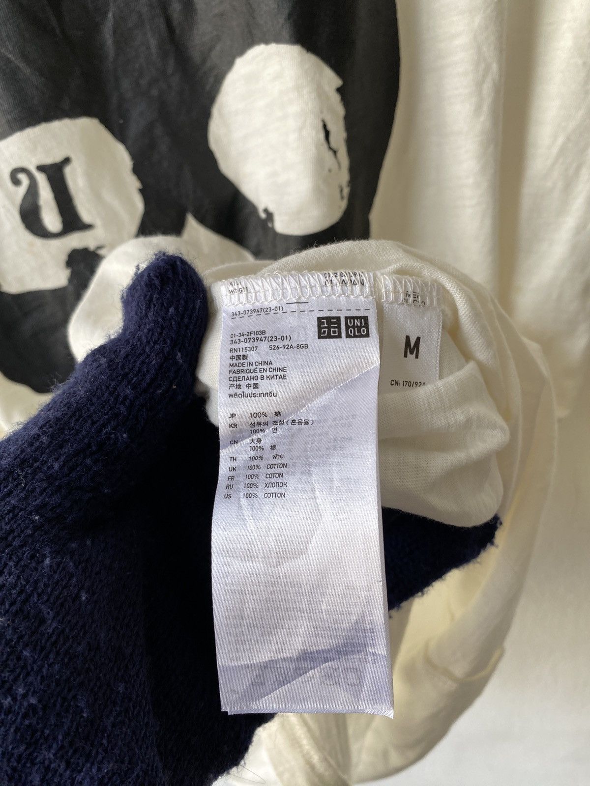 Japanese Brand × Undercover × Uniqlo Uniqlo X Undercover Skull Design Raglan T Shirt Size US M / EU 48-50 / 2 - 10 Thumbnail