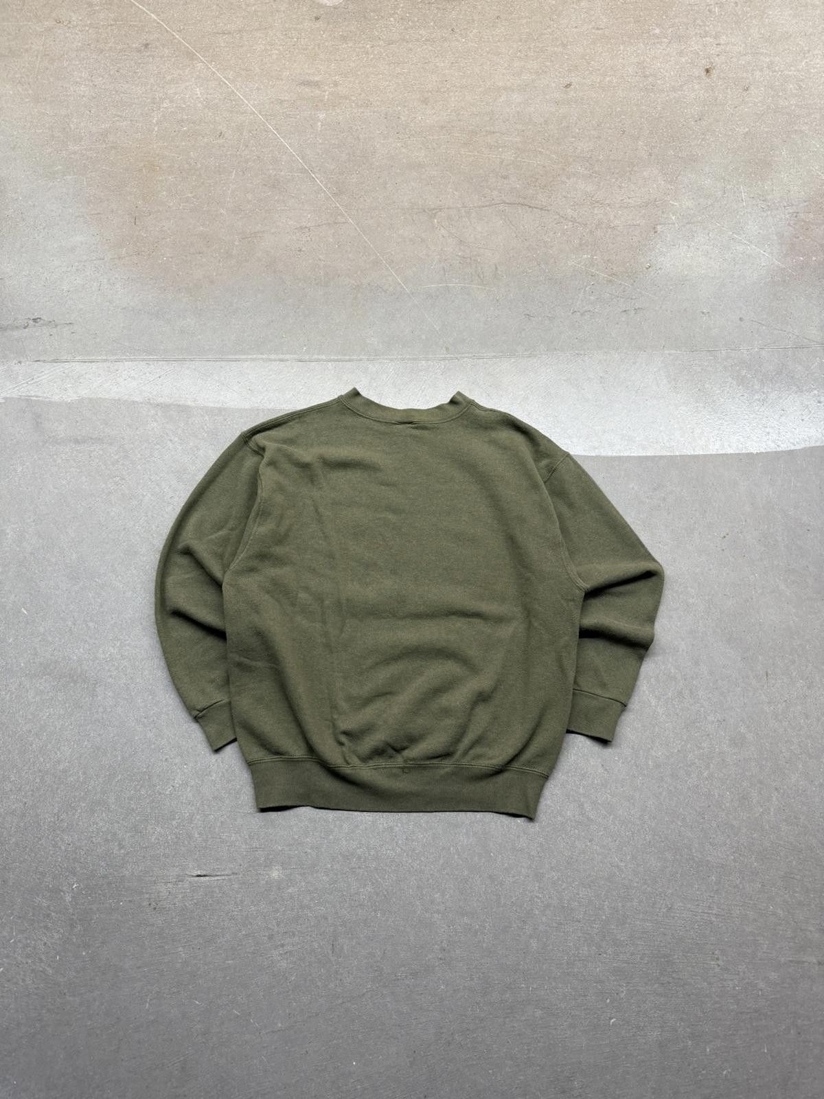 Soffe Vintage 90s USMC Faded Green Crewneck Sweatshirt USA M Size US M / EU 48-50 / 2 - 4 Thumbnail