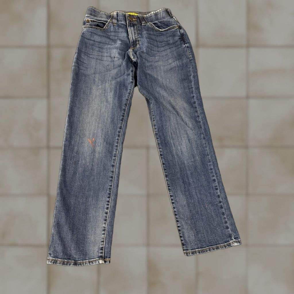 Lee Lee Extreme Motion Jeans Mens 28x28 Blue Straight Regular Fit Denim Cotton 5-Pocket Zipper Front Pocket Logo Vintage No Size US 28 / EU 44 - 1 Thumbnail