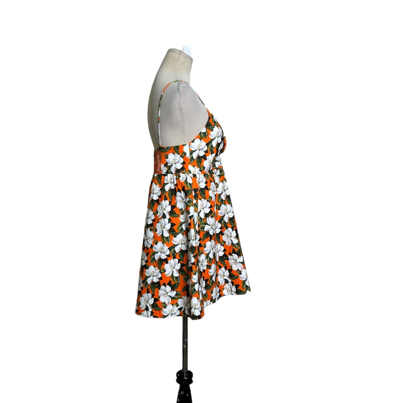 Alice + Olivia Alice + Olivia orange white floral mini dress size 2 Size XS / US 0-2 / IT 36-38 - 12 Thumbnail