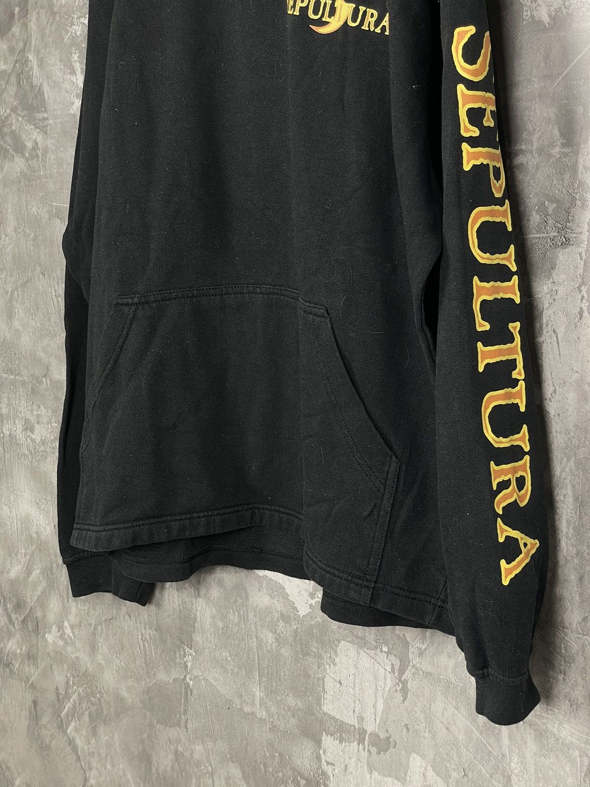 Band Tees Sepultura Vintage 1990s Flame Streetwear Very Rare Hoodie Size US XL / EU 56 / 4 - 8 Thumbnail