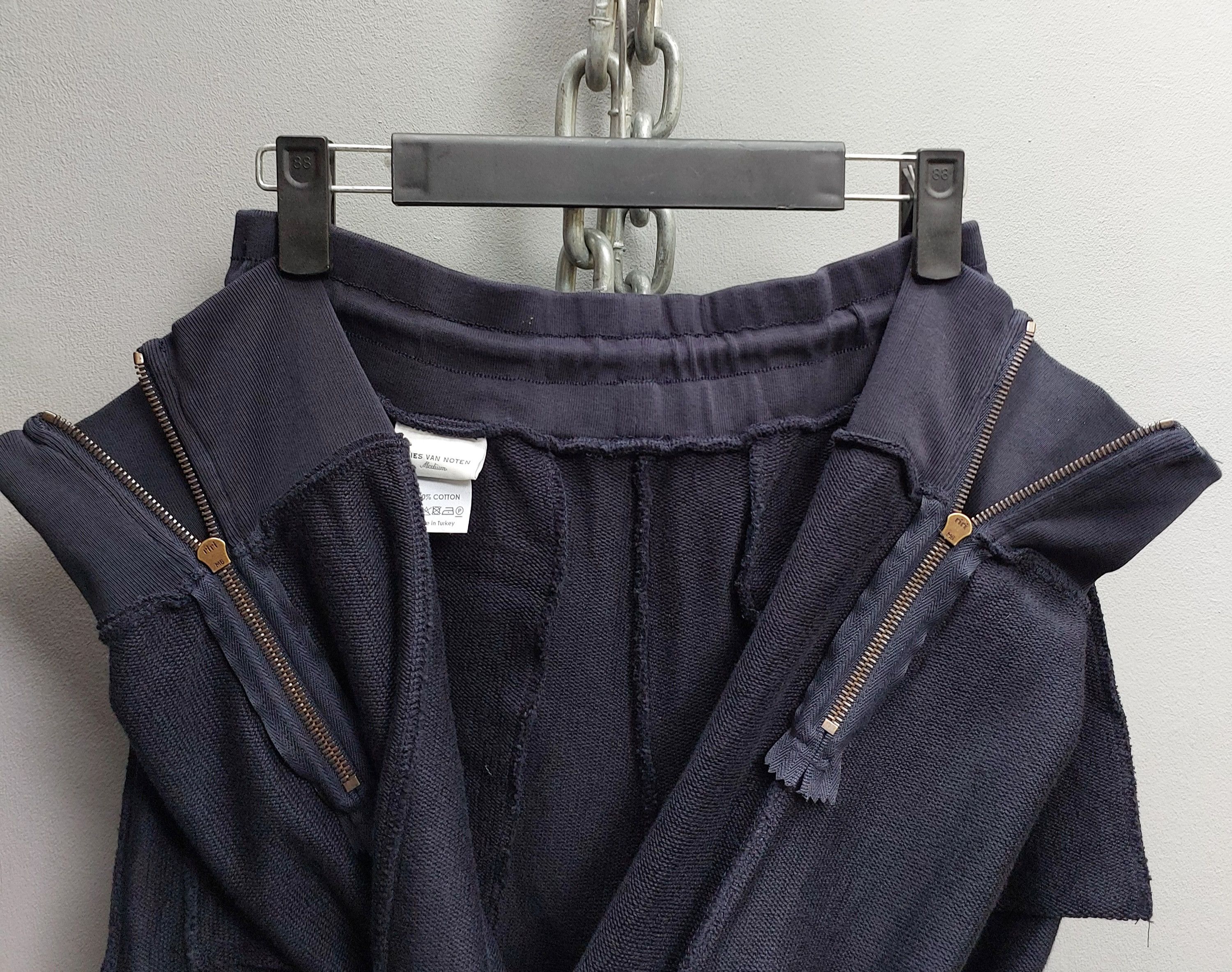 Dries Van Noten Dries Van Noten Jersey Zipper Sweatpants Size US 33 - 10 Thumbnail