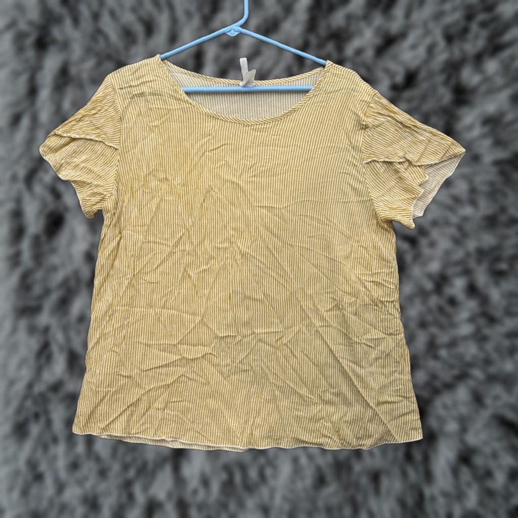Vintage Acting Pro XL Lightweight Stretch Yellow Cottagecore Chic Office Top User: Acting Pro XL Lightweight Stretch Yellow Cottagecore Chic Office Top Size XL / US 12-14 / IT 48-50 - 1 Thumbnail