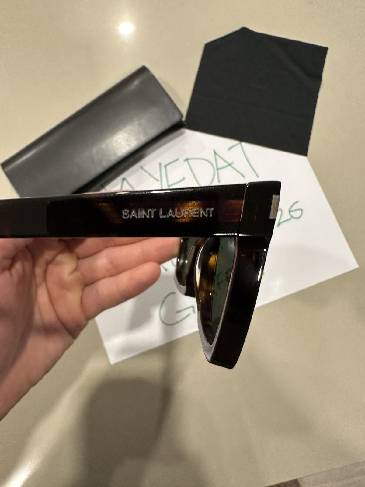 Saint Laurent Paris Saint Laurent SL610 002 Sunglasses Size ONE SIZE - 8 Thumbnail