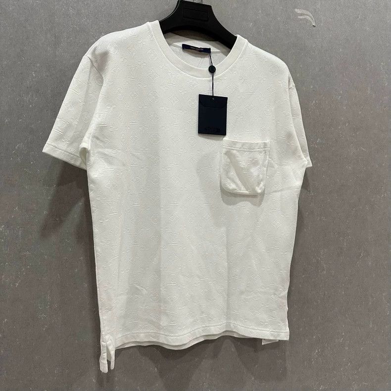 Louis Vuitton Louis Vuitton White dark grain full print short sleeve Size US M / EU 48-50 / 2 - 3 Thumbnail