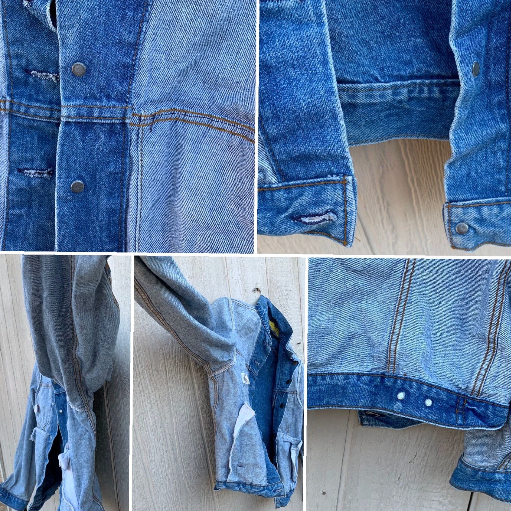 Vintage VINTAGE Levis Denim Jacket Trucker Jean Jacket 71506 0214 Made in USA 44L Blue Men Jacket Western Rockabilly Trucker Workwear Casual Vintage Yes Size US 44 / EU 60 - 7 Thumbnail