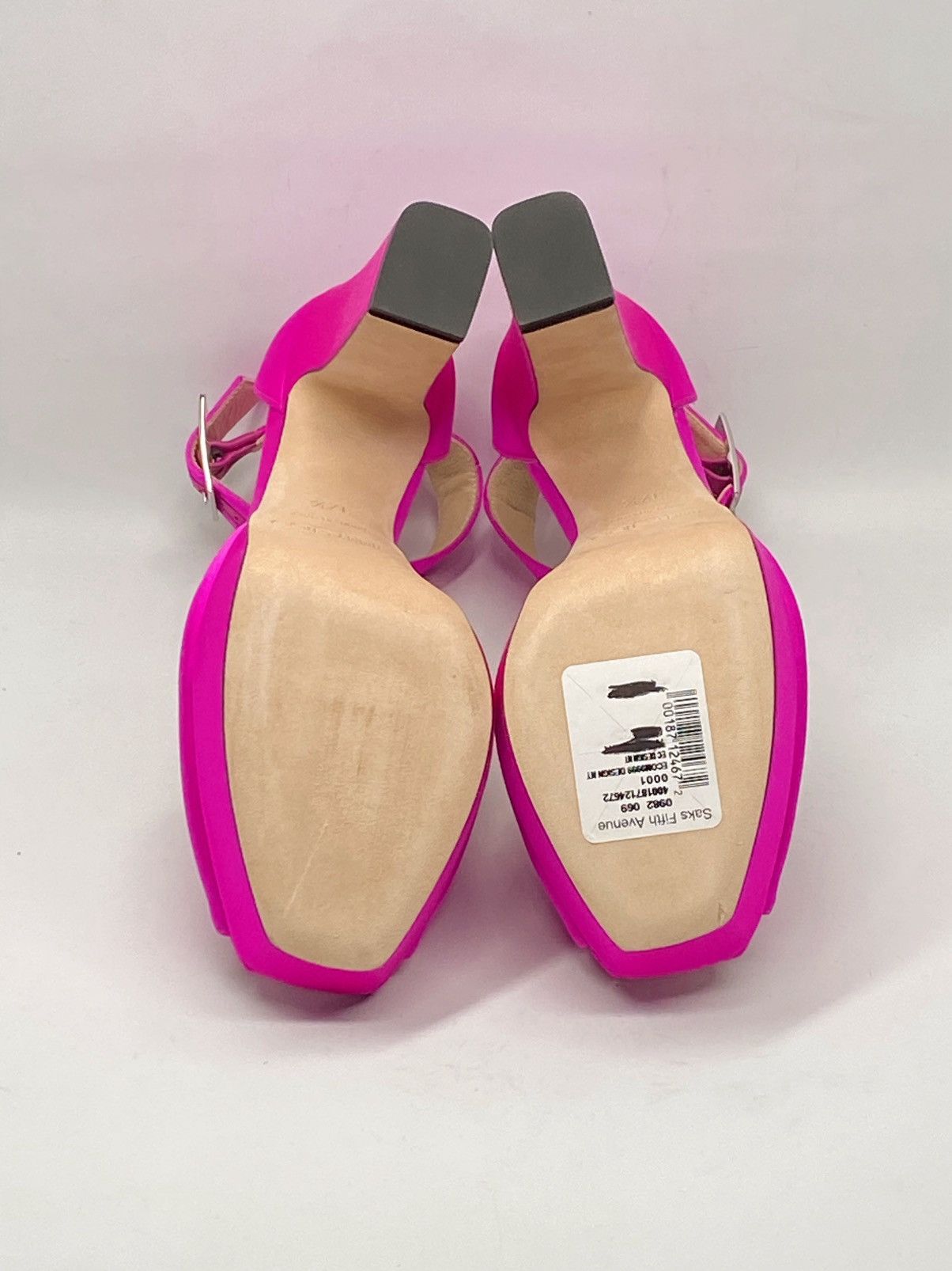 Jimmy Choo Jimmy Choo Socorie 120 Satin Platform Sandals size 37.5 Size US 7.5 / IT 37.5 - 14 Thumbnail