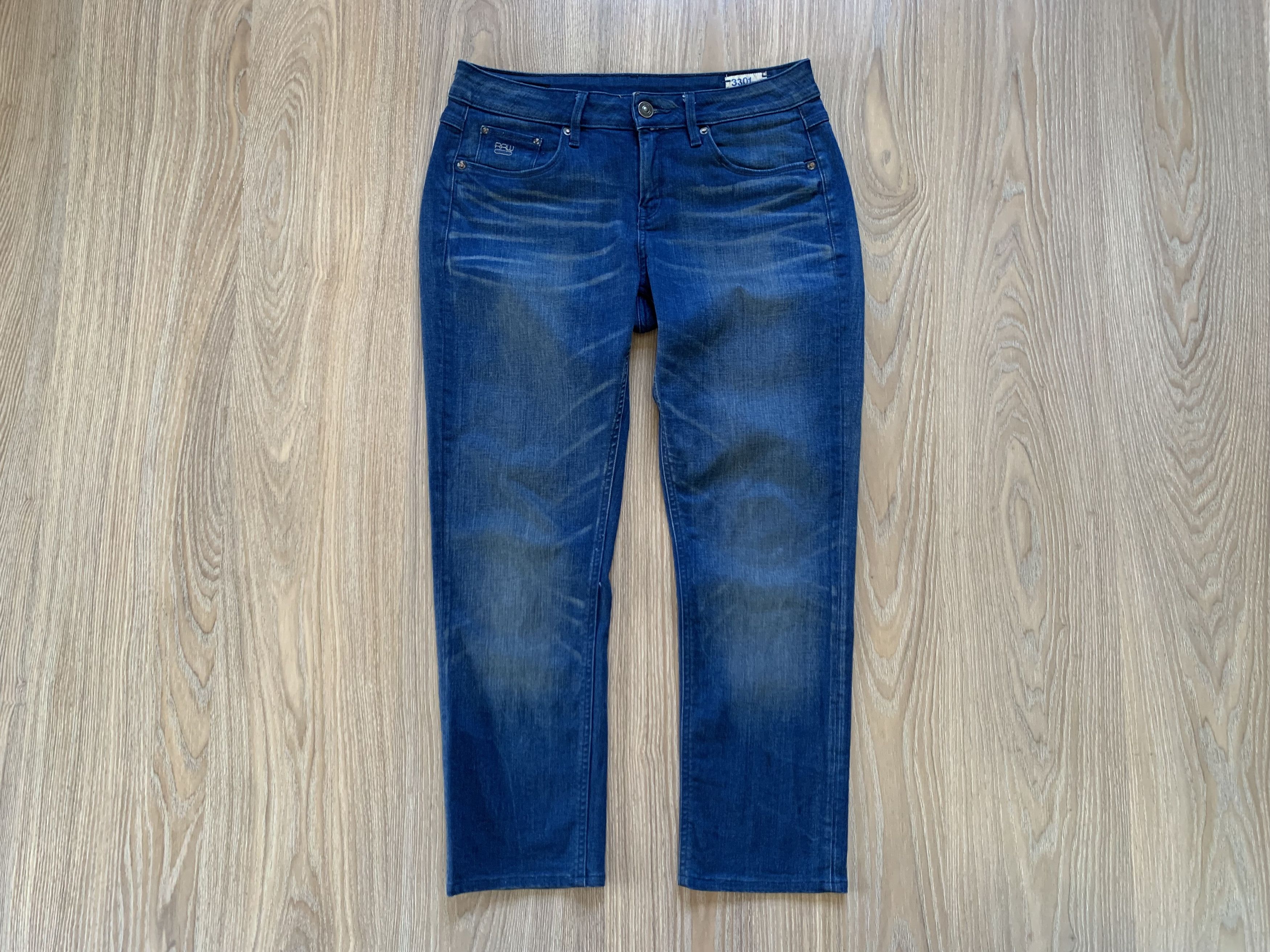 Denime × G-Star G-Star Raw 3301 Contour Skinny Jeans Size 31" - 2 Thumbnail