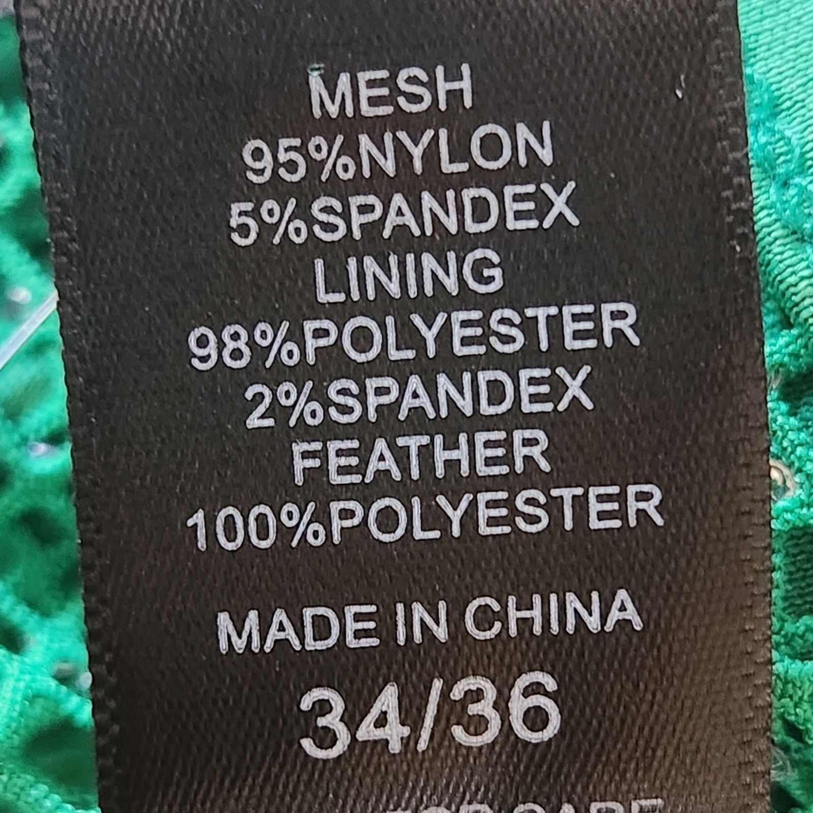 Other SHAMROCK GREEN ☆ EMBELLISHED ☆ MESH DRESS w/Slip ☆ 6x ☆ NWT Size 4XL / US 24-26 - 7 Thumbnail