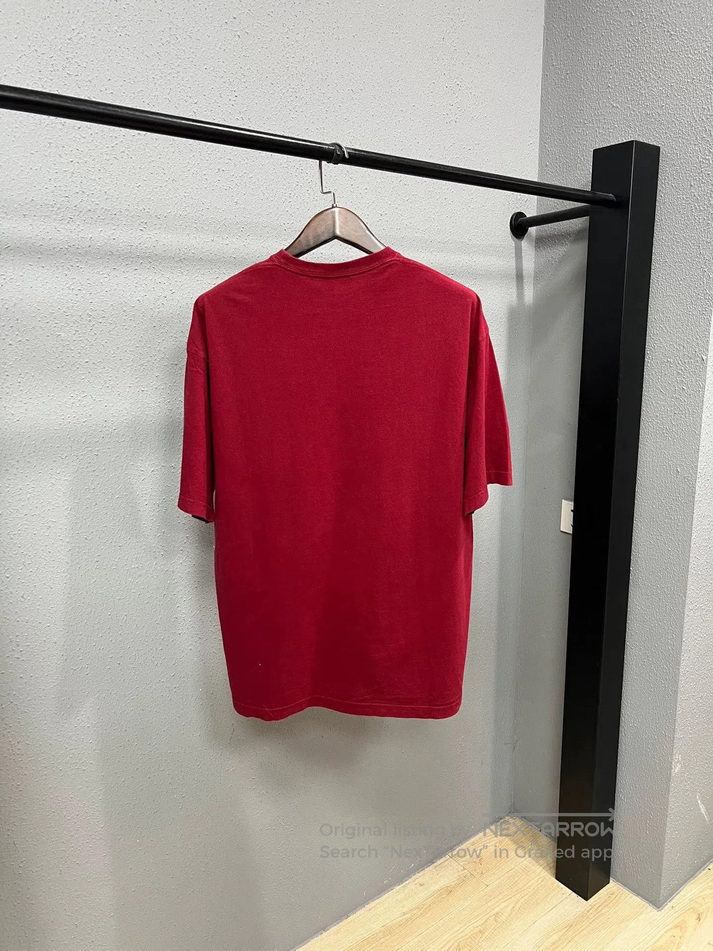 Balenciaga Balenciaga Red Short Sleeve T. Size US M / EU 48-50 / 2 - 2 Thumbnail