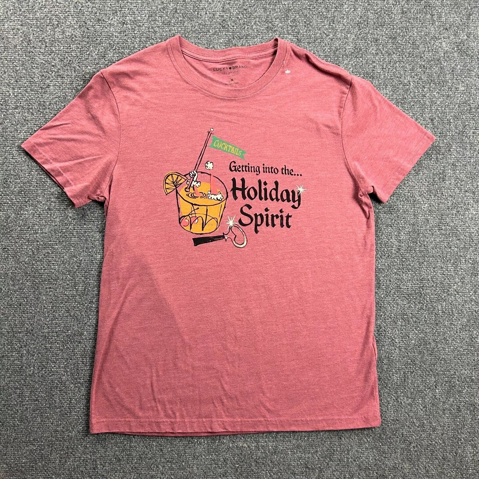 Lucky Brand Lucky Brand Shirt Adults Medium Holiday Spirit Crew Neck Size US M / EU 48-50 / 2 - 1 Thumbnail