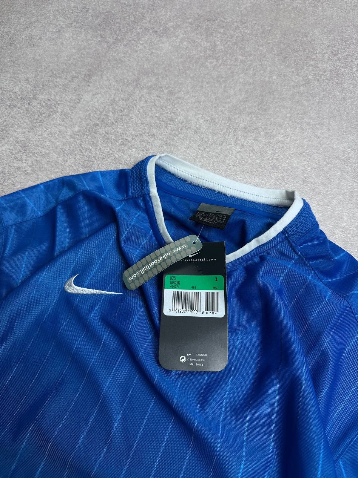 Nike Vintage 90s NWT Nike Block Soccer Sweatshirt L Size US L / EU 52-54 / 3 - 4 Thumbnail