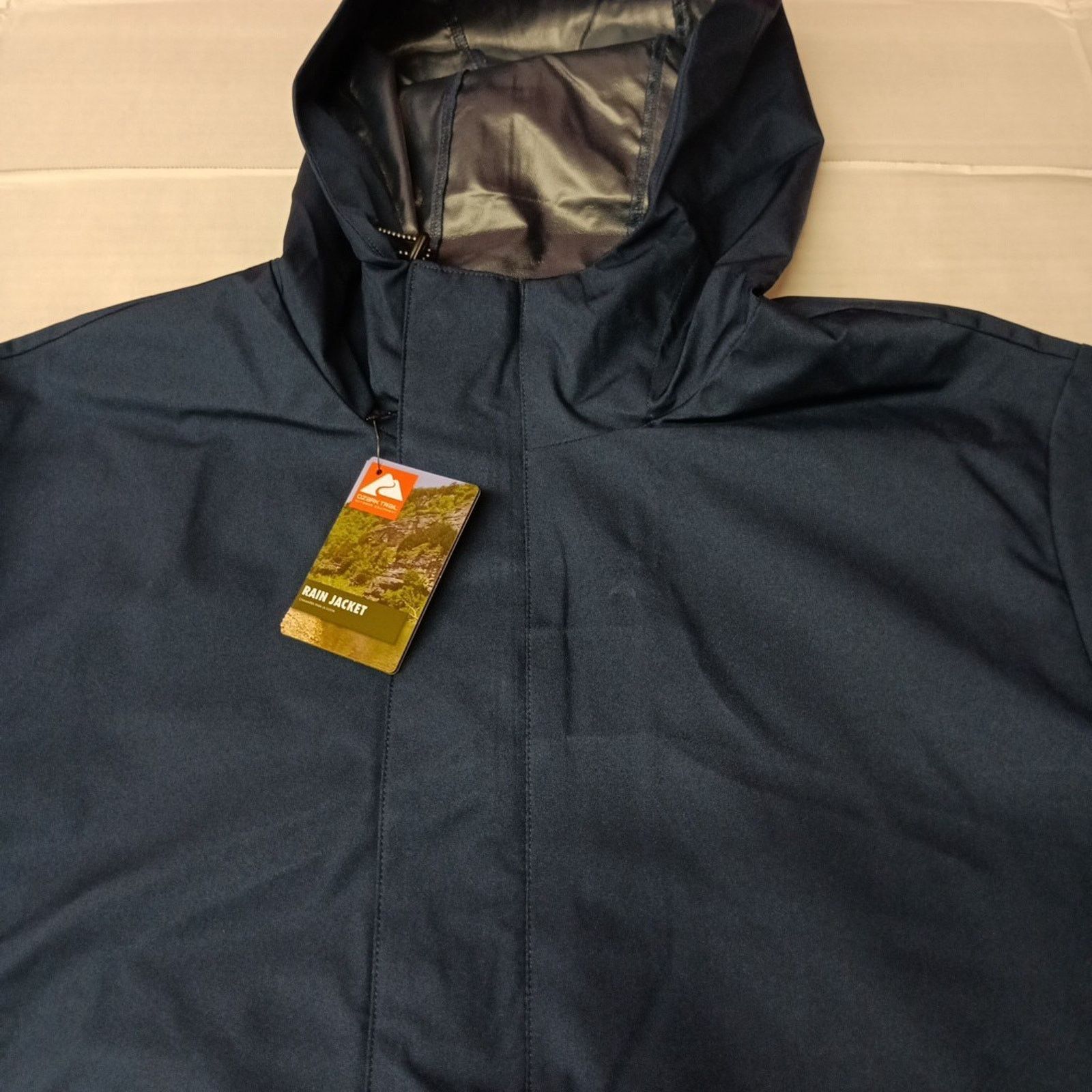 Other Ozark Trail Rain Jacket Men's Size XL Blue Waterproof Hooded Size US XL / EU 56 / 4 - 4 Thumbnail