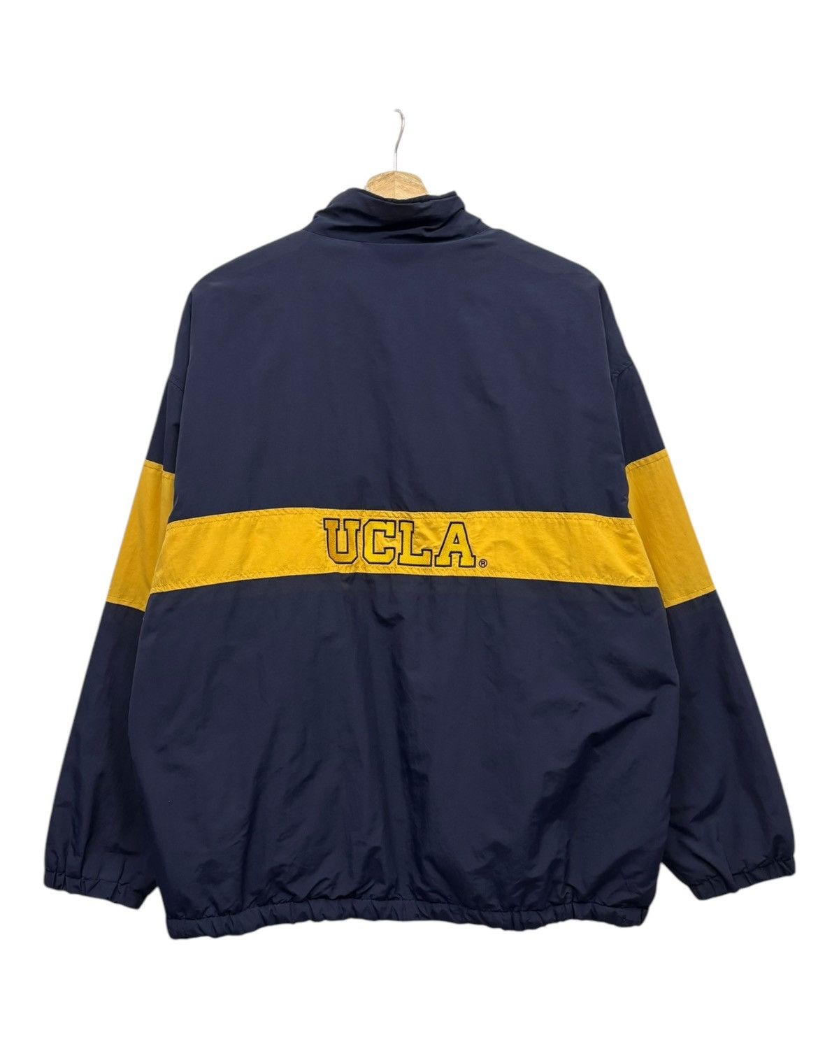 Japanese Brand 🔥VINTAGE UCLA REVERSIBLE NYLON FLEECE JACKET Size US L / EU 52-54 / 3 - 1 Thumbnail
