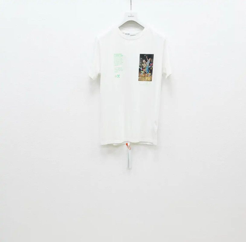 Off-White Off-White White Cotton Men's T-Shirt 0089 Size US M / EU 48-50 / 2 - 1 Thumbnail