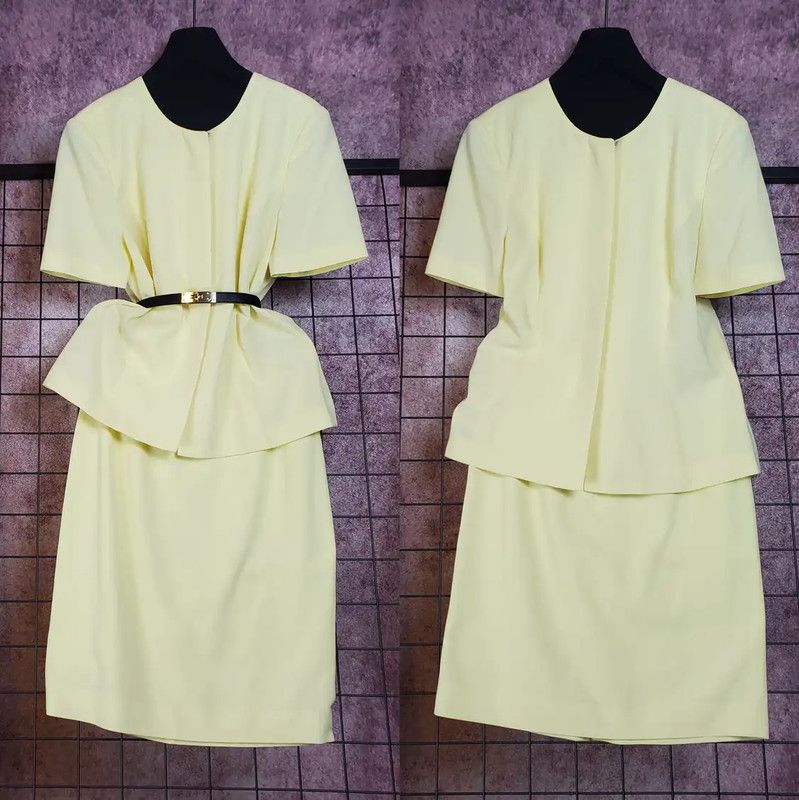 Burberry Burberry Summer Yellow Cotton Short Sleeve Cardigan Size S / US 4 / IT 40 - 1 Thumbnail