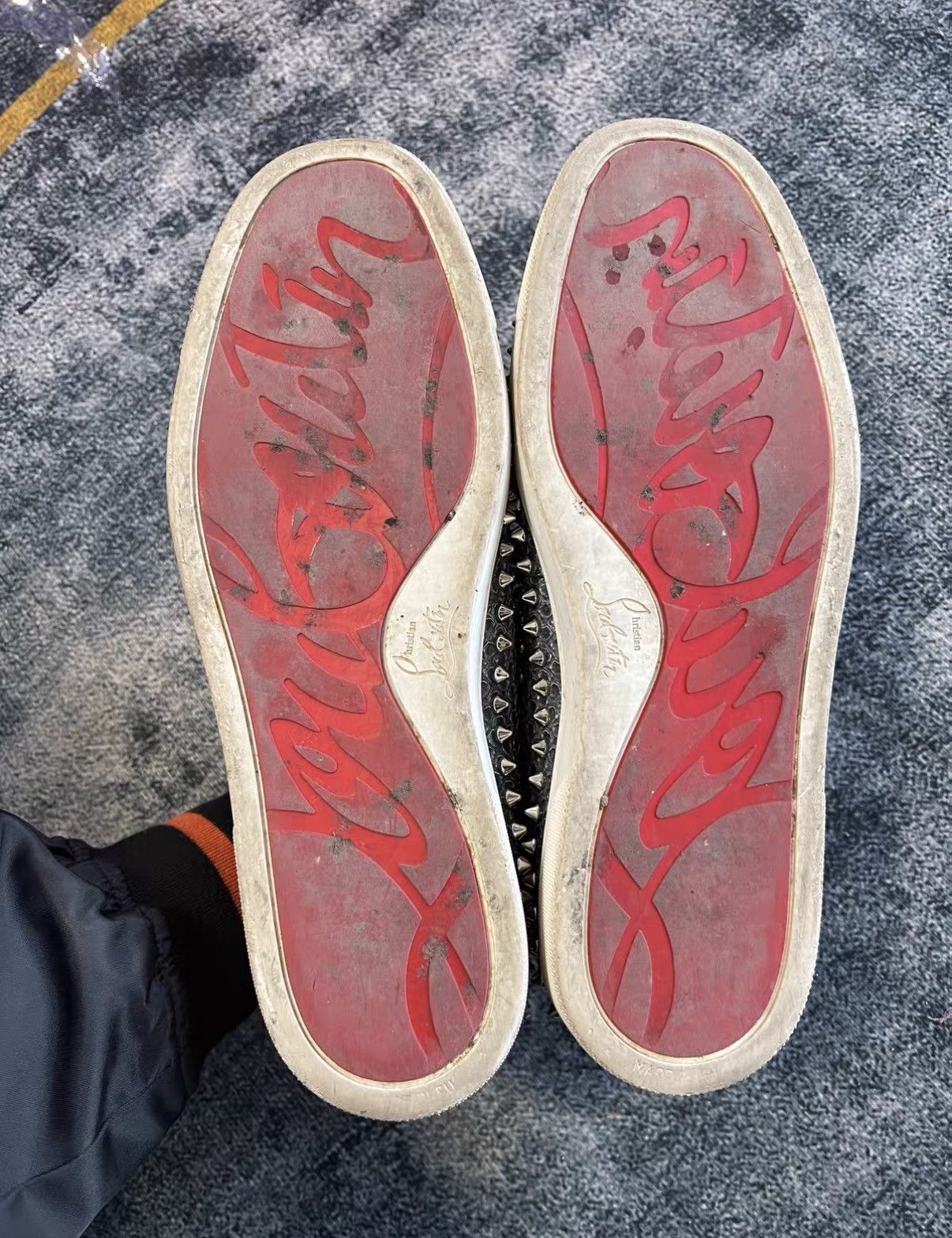 Christian Louboutin Christian Louboutin Batik Snakeskin Studded Shoes J42 Size US 9.5 / EU 42-43 - 7 Thumbnail
