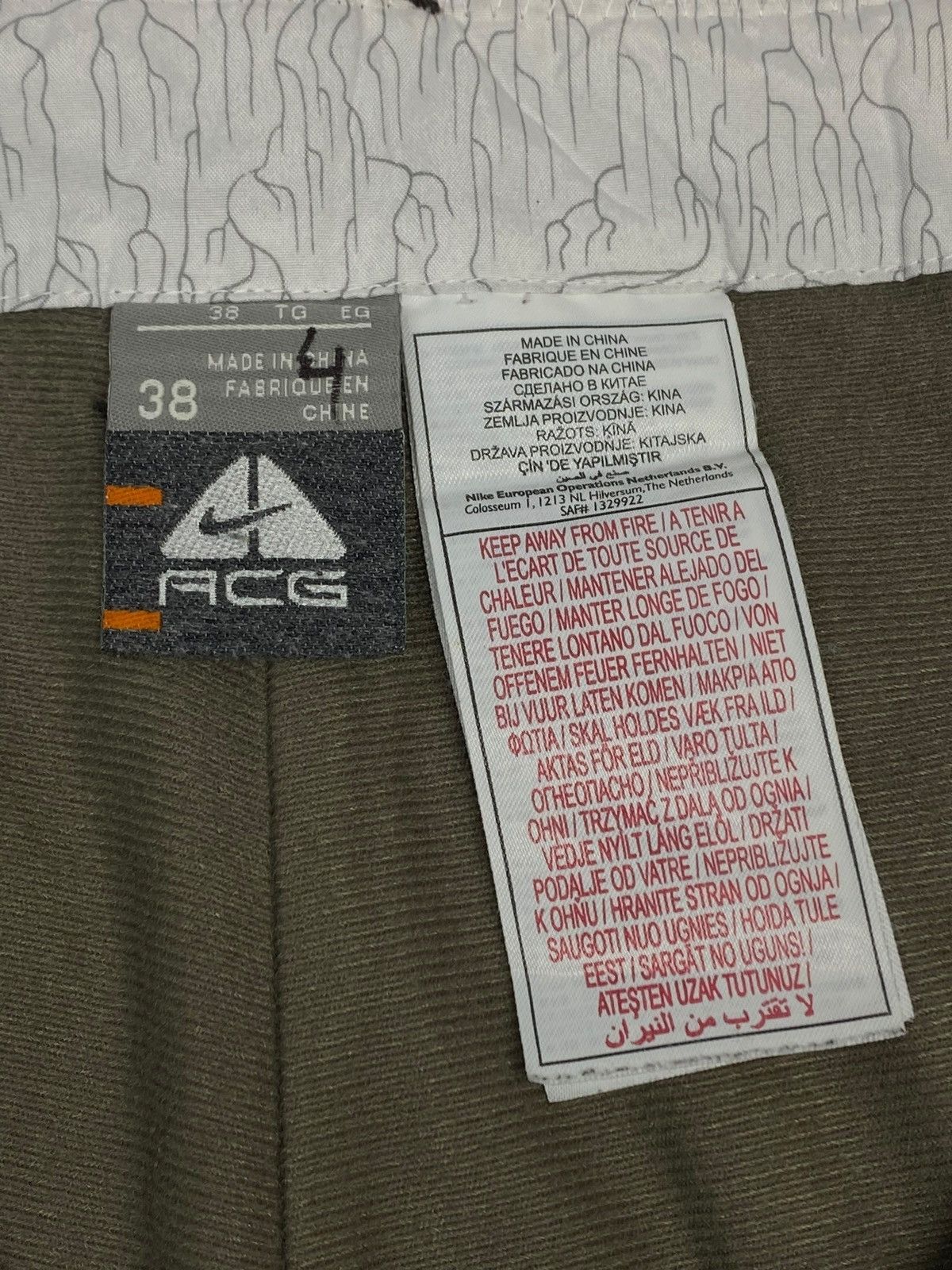 Nike ACG Vintage 2000s Nike ACG Brown Cargo Pants Size US 38 / EU 54 - 17 Thumbnail