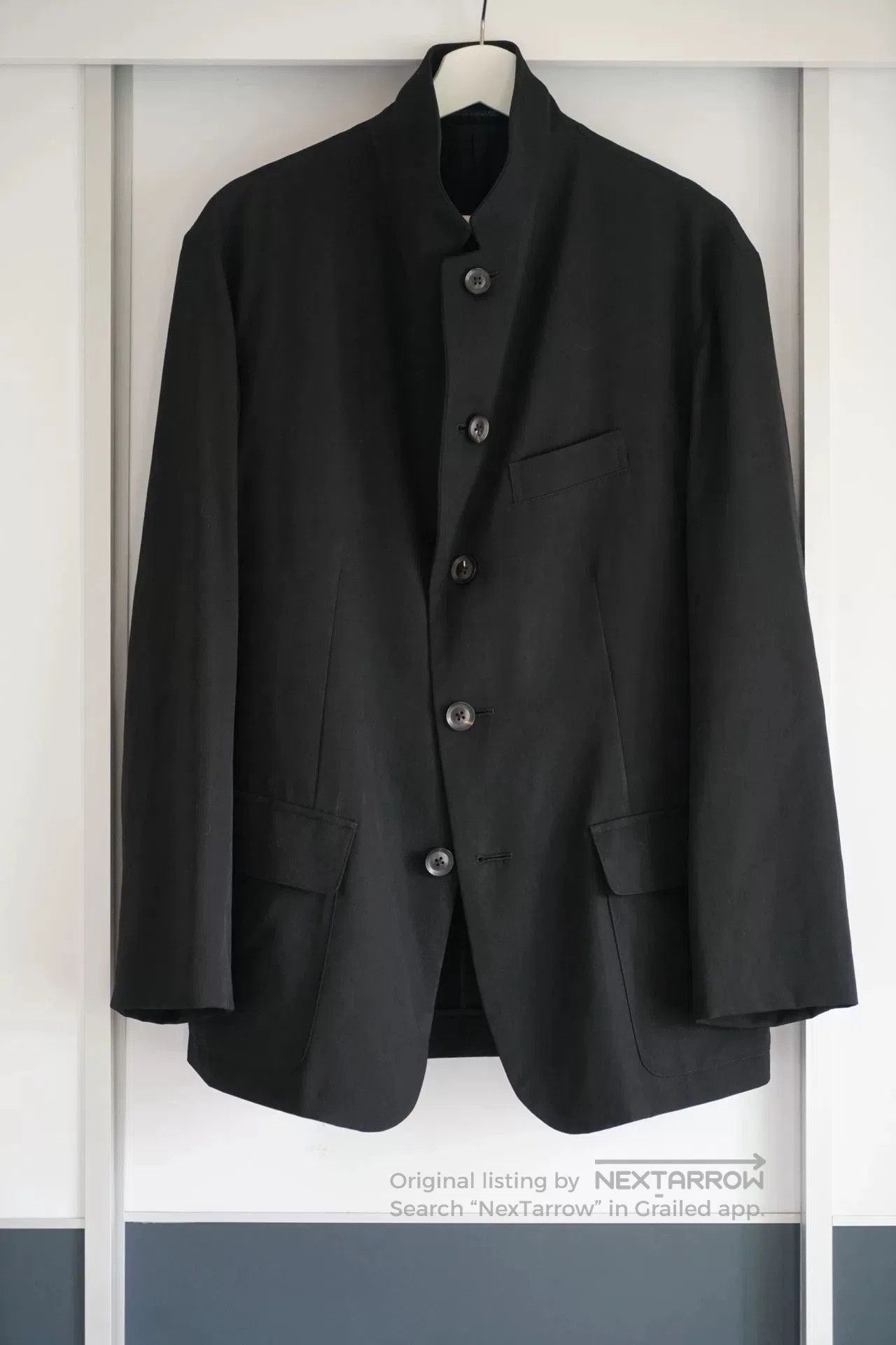 Yohji Yamamoto Yohji Yamamoto Black Deconstructed Suit Jacket. Size US M / EU 48-50 / 2 - 2 Thumbnail