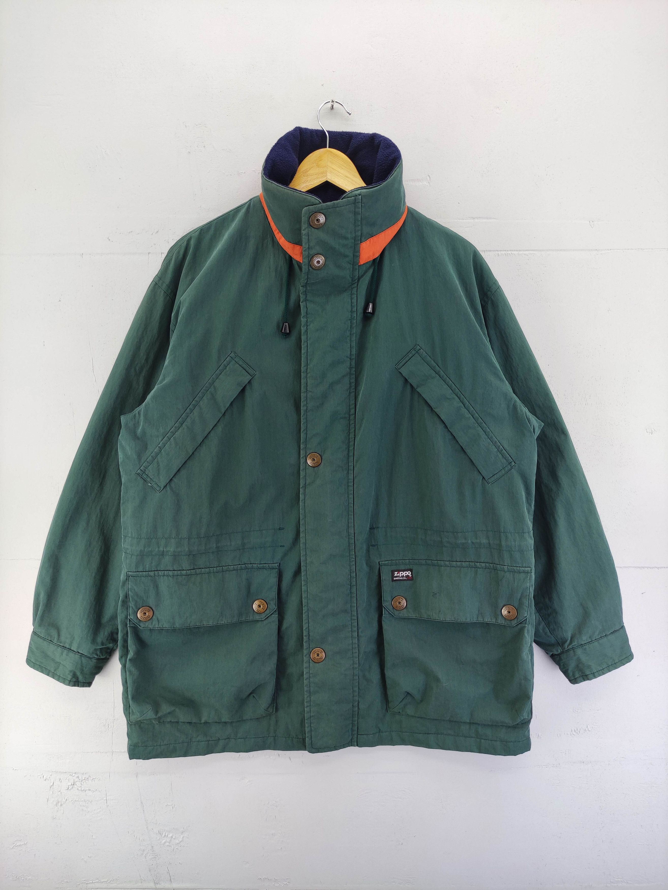 Zippo Vintage Zippo Parka Jacket Zipper With Hoodie Size US XL / EU 56 / 4 - 1 Thumbnail