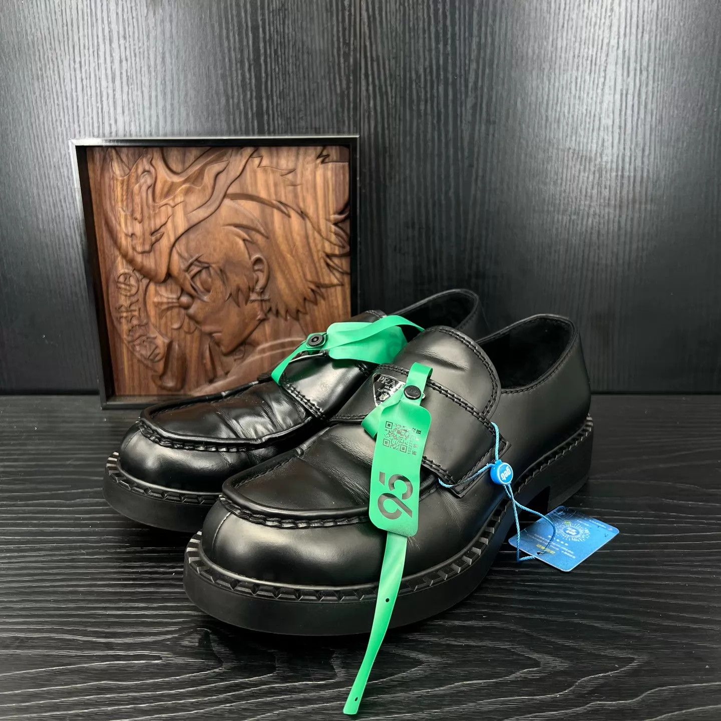 Prada Prada Black Loafers US 8.5 / EU 42.5 With Box Size US 8.5 / EU 41-42 - 1 Thumbnail