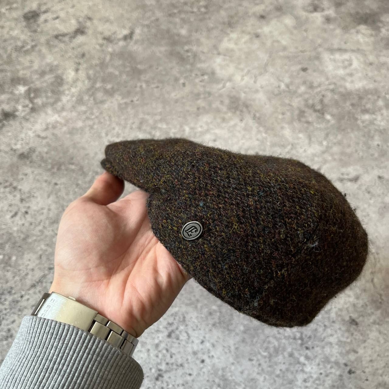 Harris Tweed × Vintage Jaxon & James Harris Tweed Loch Alsh Flat Cap Hat Size ONE SIZE - 3 Thumbnail
