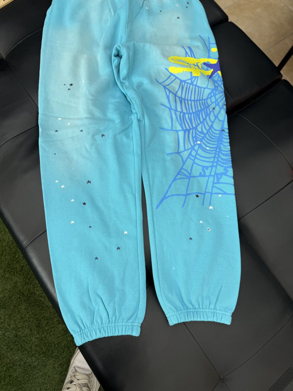 Sp5der Sp5der Sweatpants Size Large Blue (Brand New) Size US 33 - 2 Thumbnail