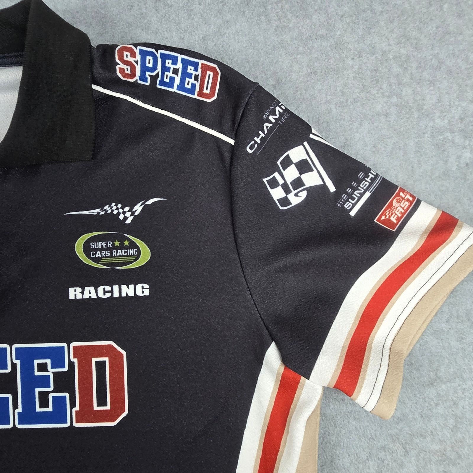 Shein Shein XL Manfinity Racing Polo Shirt SPEED Size US M / EU 48-50 / 2 - 6 Thumbnail