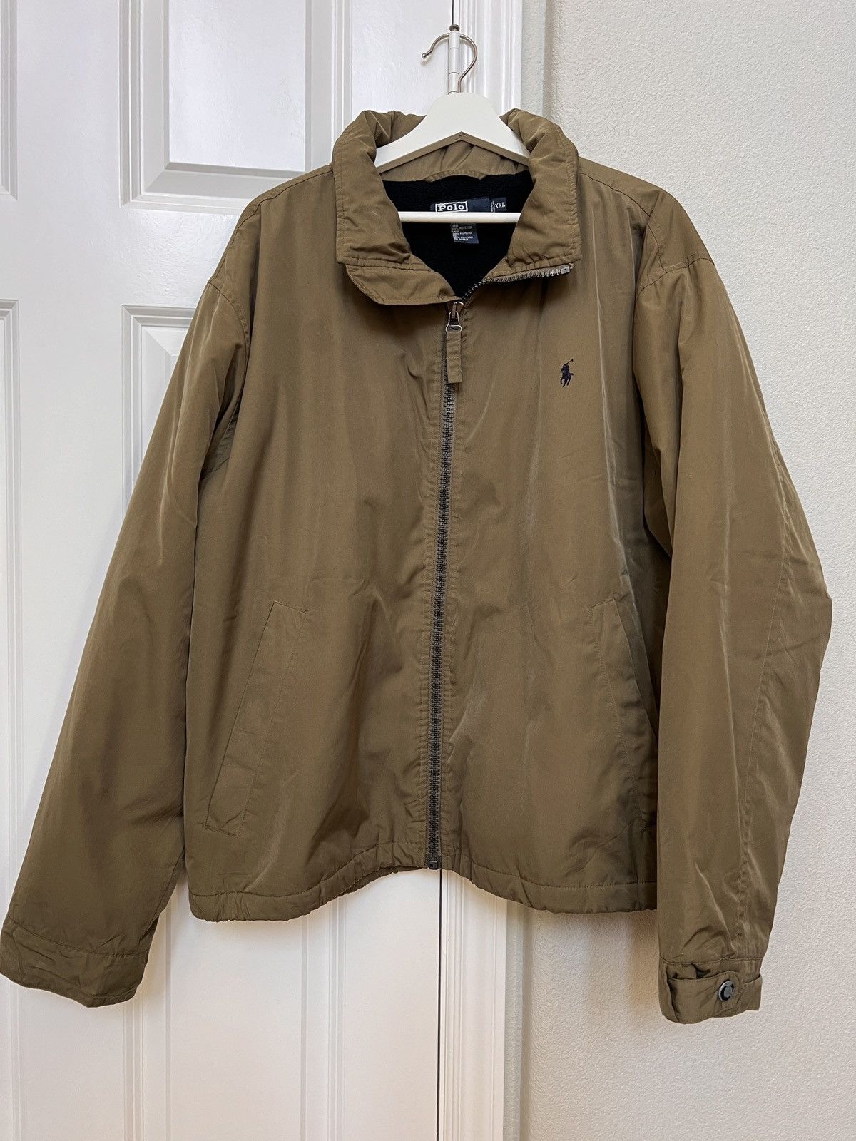 Polo Ralph Lauren Vintage olive khaki padded fleece jacket xxl Size US XXL / EU 58 / 5 - 1 Thumbnail