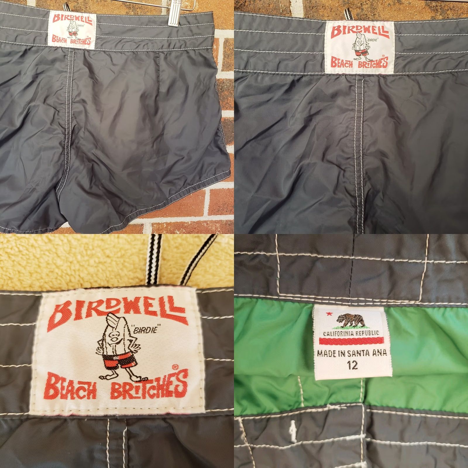 Vintage Birdwell Beach Britches Shorts Womens 12 Navy Blue Swim Boardshort Lace Surf USA Size 34" / US 12 / IT 48 - 8 Thumbnail