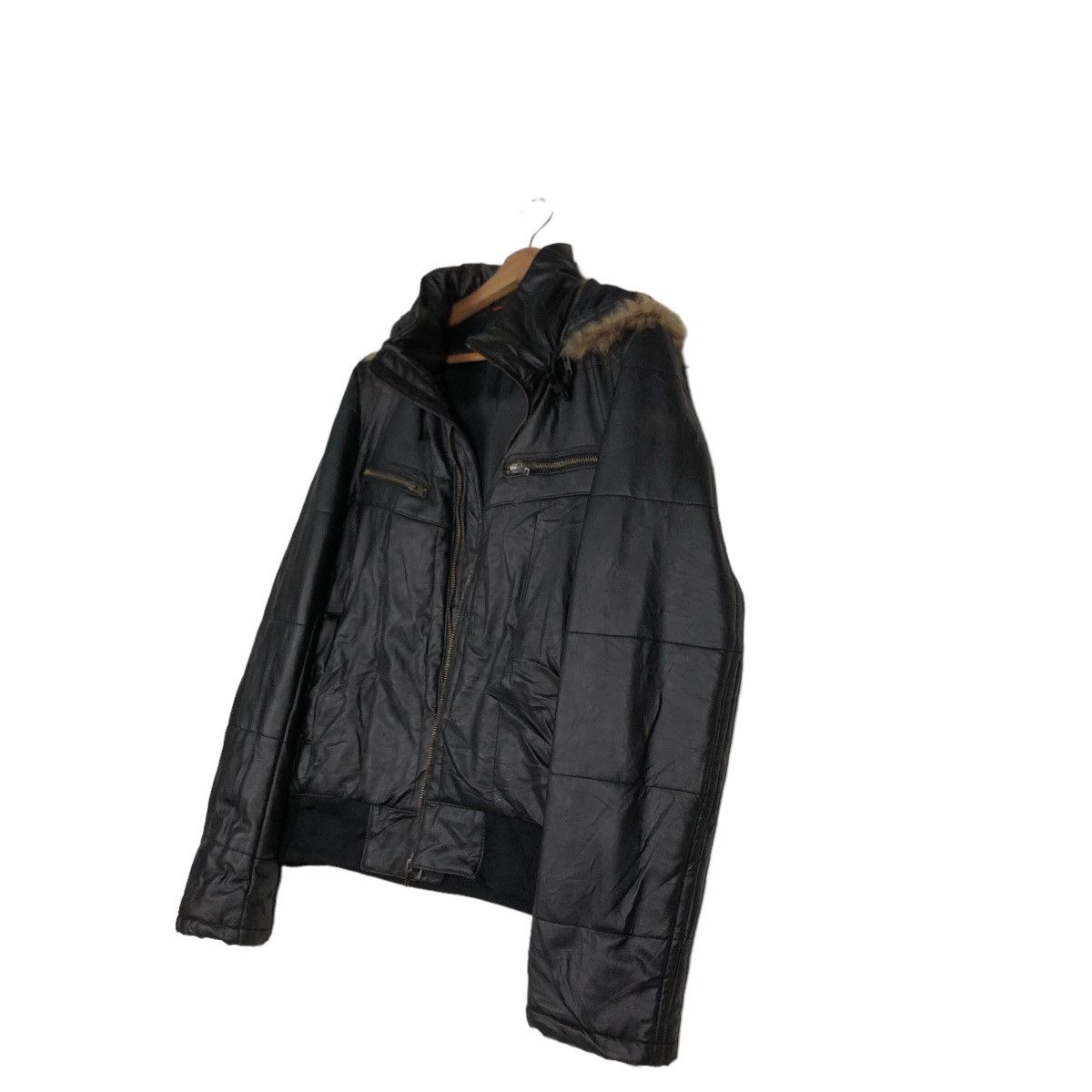 Issey Miyake 🔥Vintage Biker Soft Leather Jacket Jun Japan Made Size US M / EU 48-50 / 2 - 2 Thumbnail