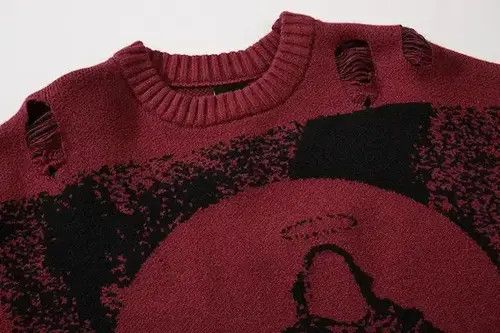 Japanese Brand Y2K Unisex Priest Salvation Printed Knitwears Sweater Size US XL / EU 56 / 4 - 4 Thumbnail
