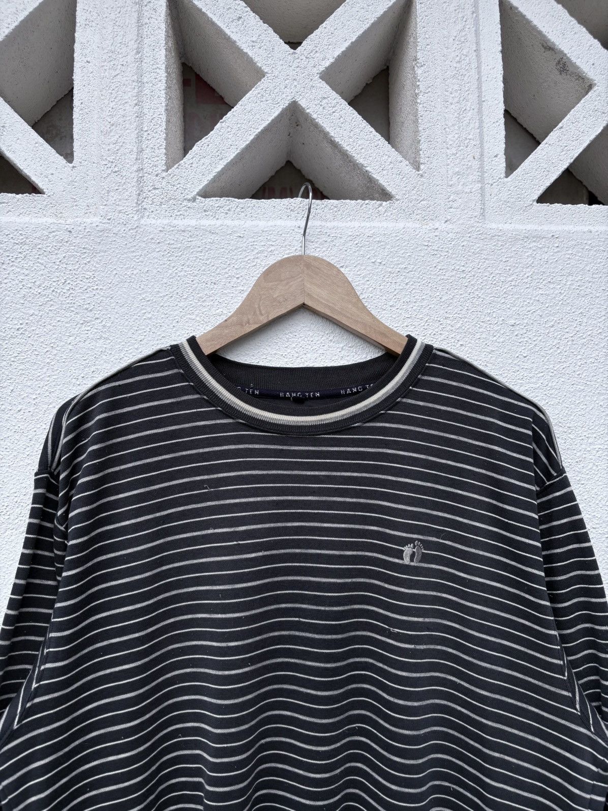 Hang Ten Hang Ten Striped Kurt Cobain Style Sweatshirt Size US L / EU 52-54 / 3 - 3 Thumbnail
