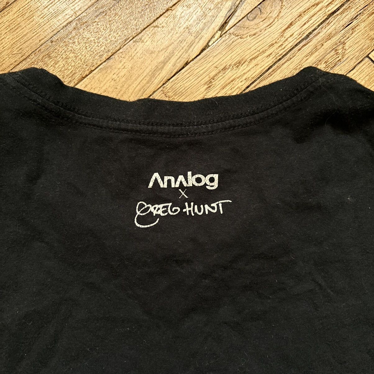 Analog × Japanese Brand × Vintage Vintage Skate Y2K T-Shirt Analog Greg Hunt Size US XL / EU 56 / 4 - 5 Thumbnail