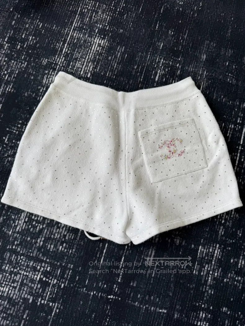 Chanel Chanel Sequin Double C Shorts Size 42" / US 20 - 1 Thumbnail