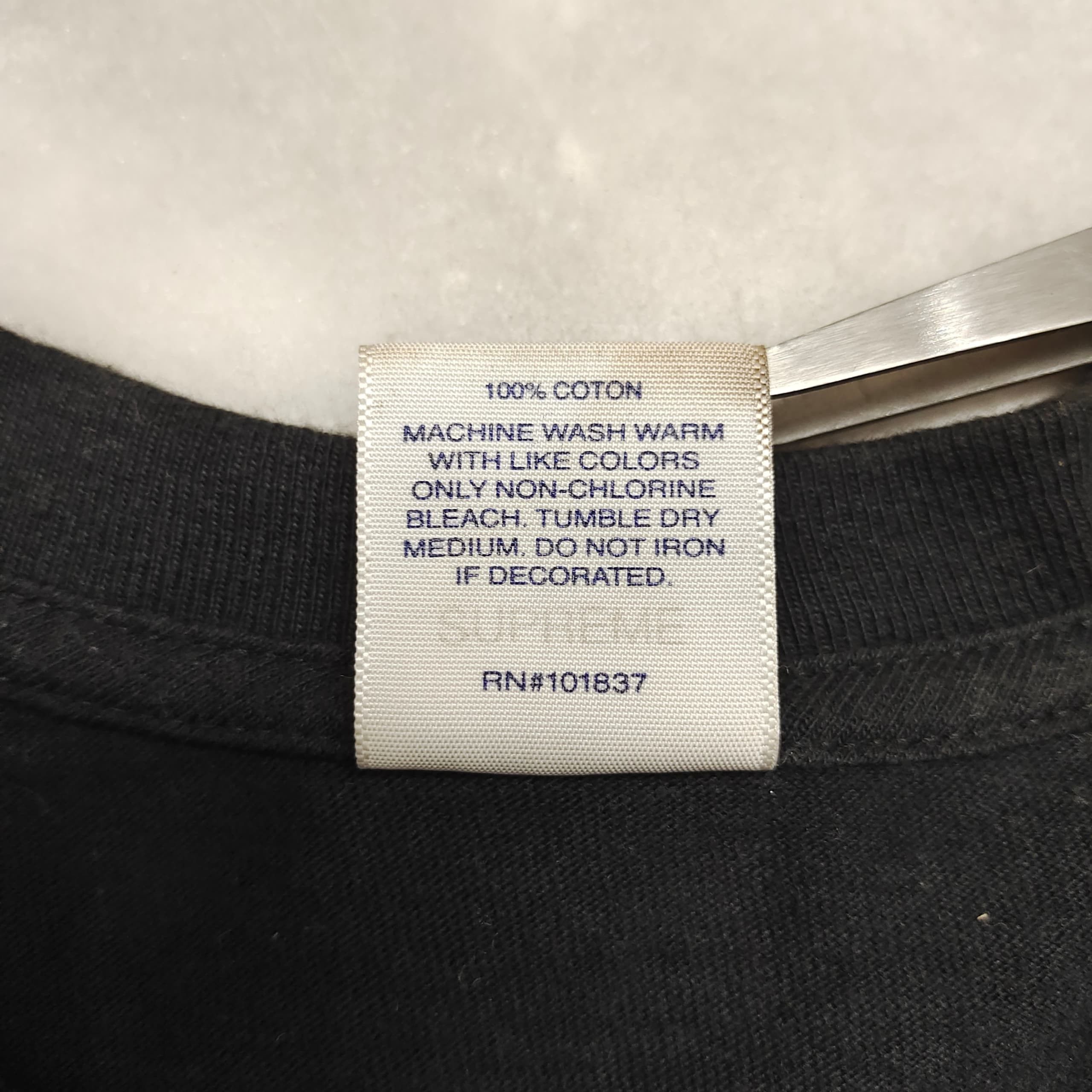 Supreme SUPREME SCARED UNIQUE BLACK LONG SLEEVE T-SHIRT Size US XL / EU 56 / 4 - 9 Thumbnail