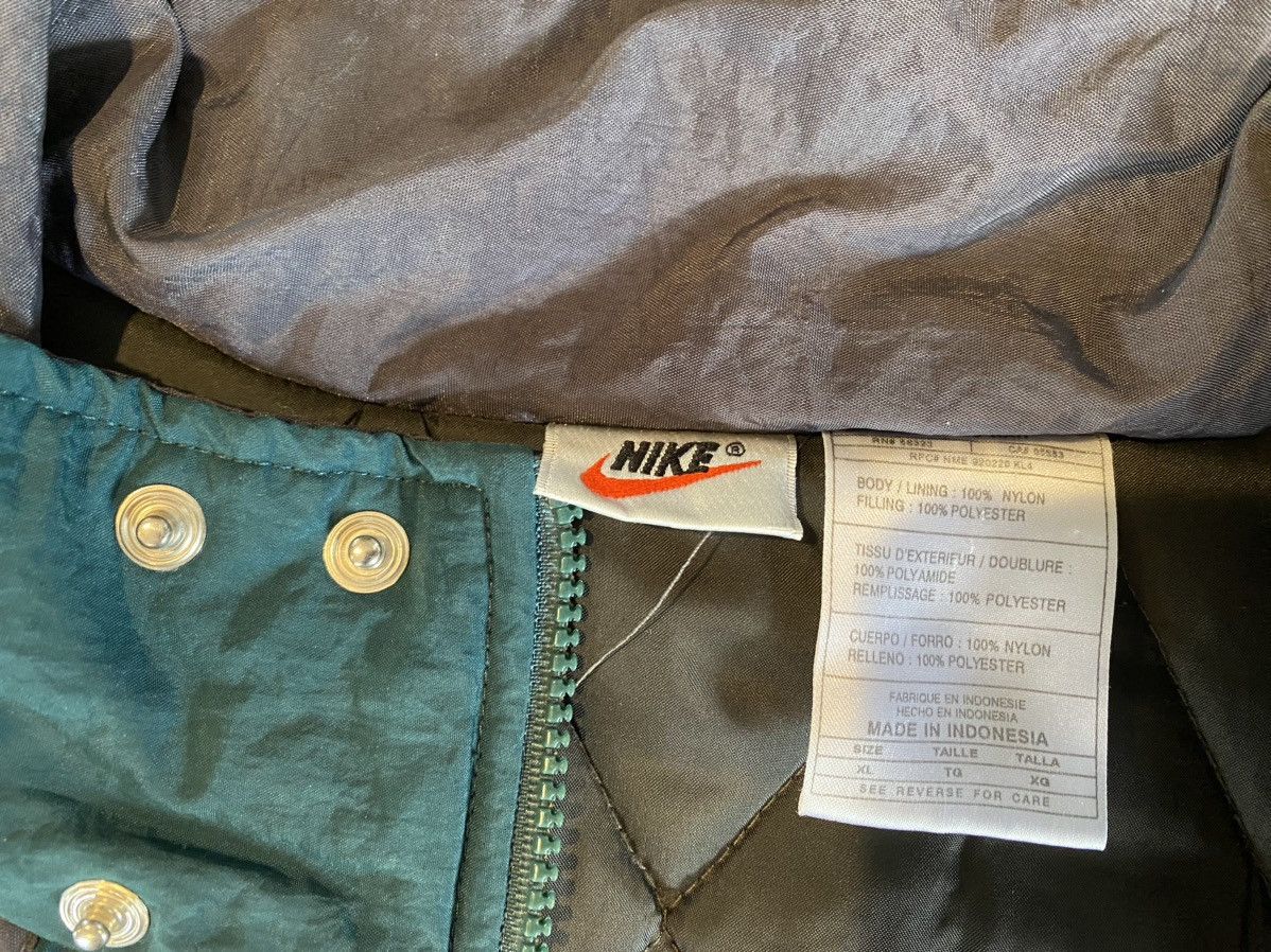 Nike Nike puffer pullover 3 quarter zip jacket coat vintage 1990s Size US XL / EU 56 / 4 - 6 Thumbnail