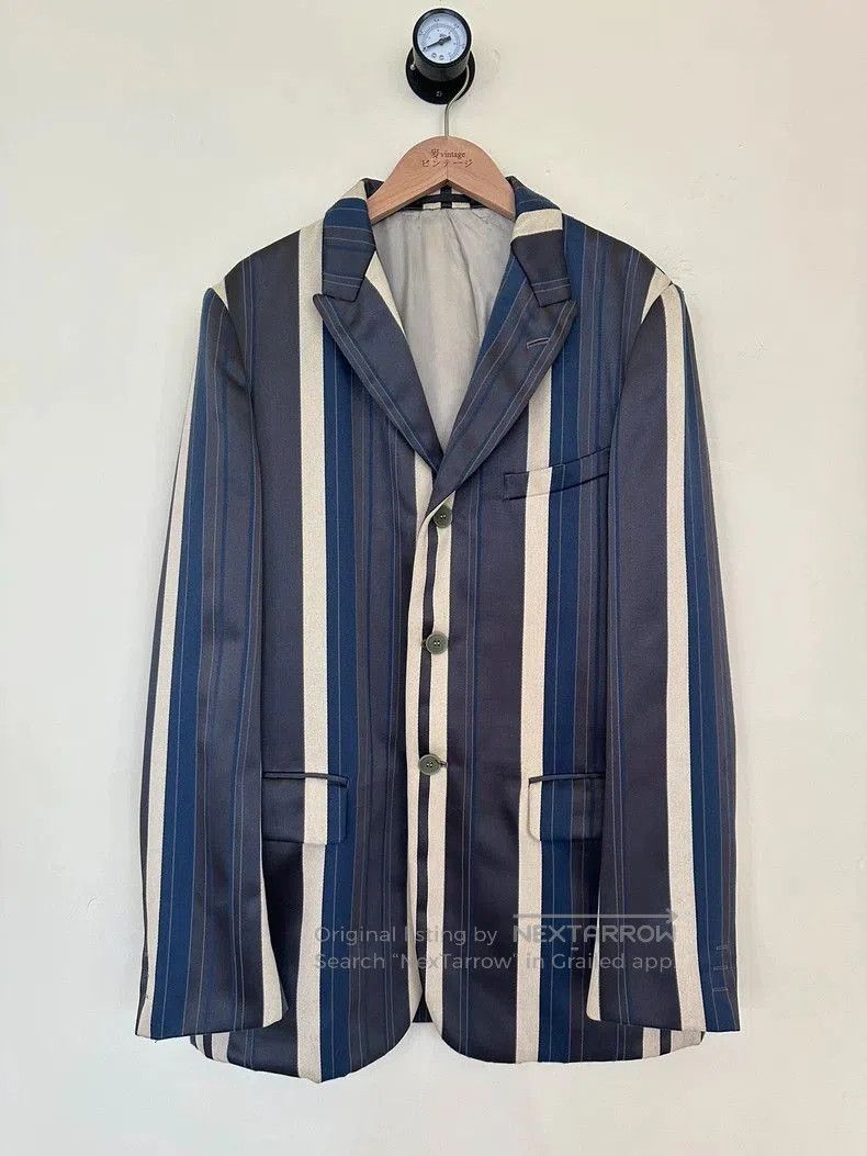Comme des Garcons CommeDesGarcons Striped Patchwork Blazer. Size US M / EU 48-50 / 2 - 1 Thumbnail