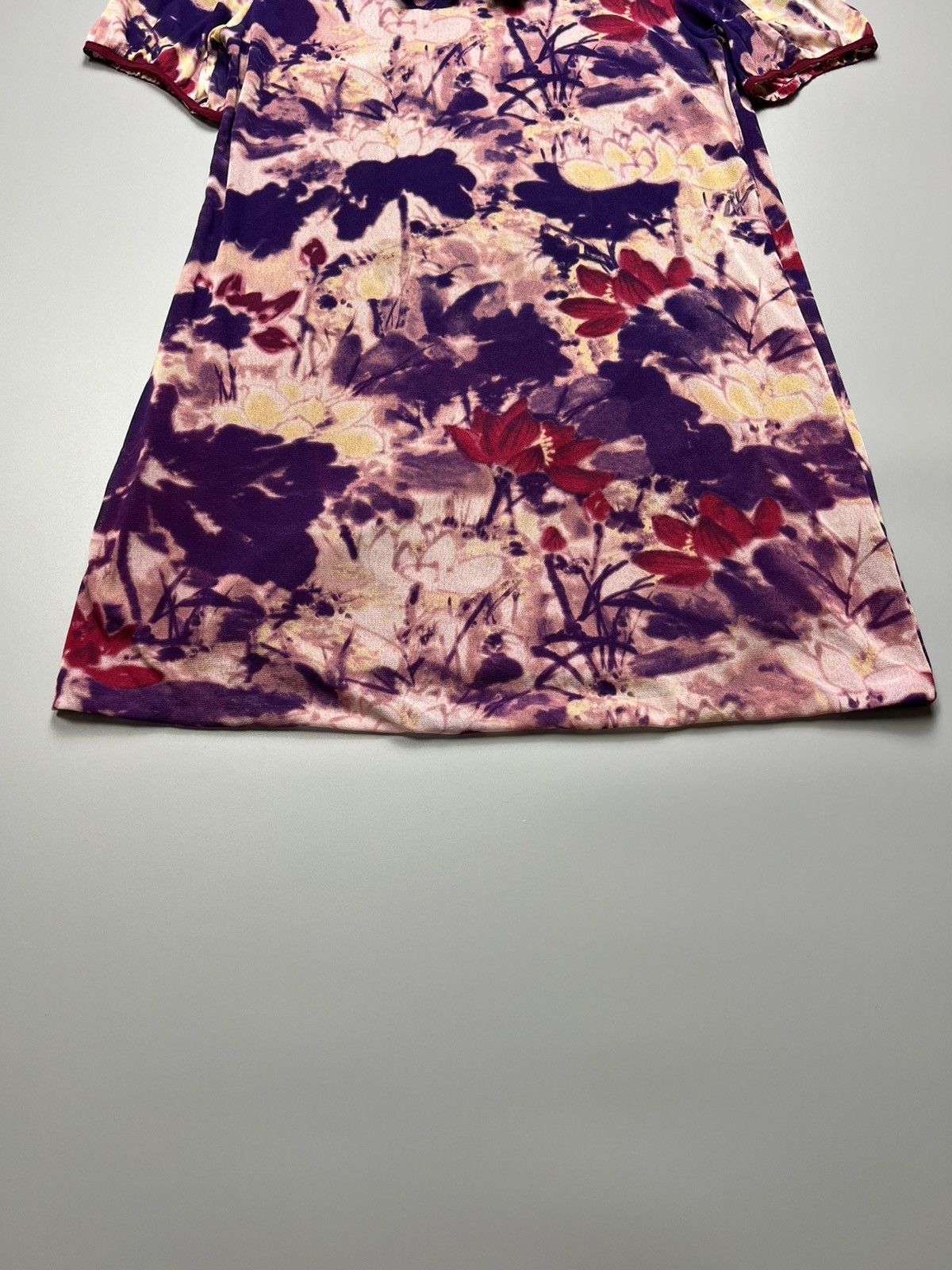 Vintage × Vivienne Tam Vivienne Tam - Fall 2007 Blossom Flower Mesh - Midi Dress Size ONE SIZE - 4 Thumbnail