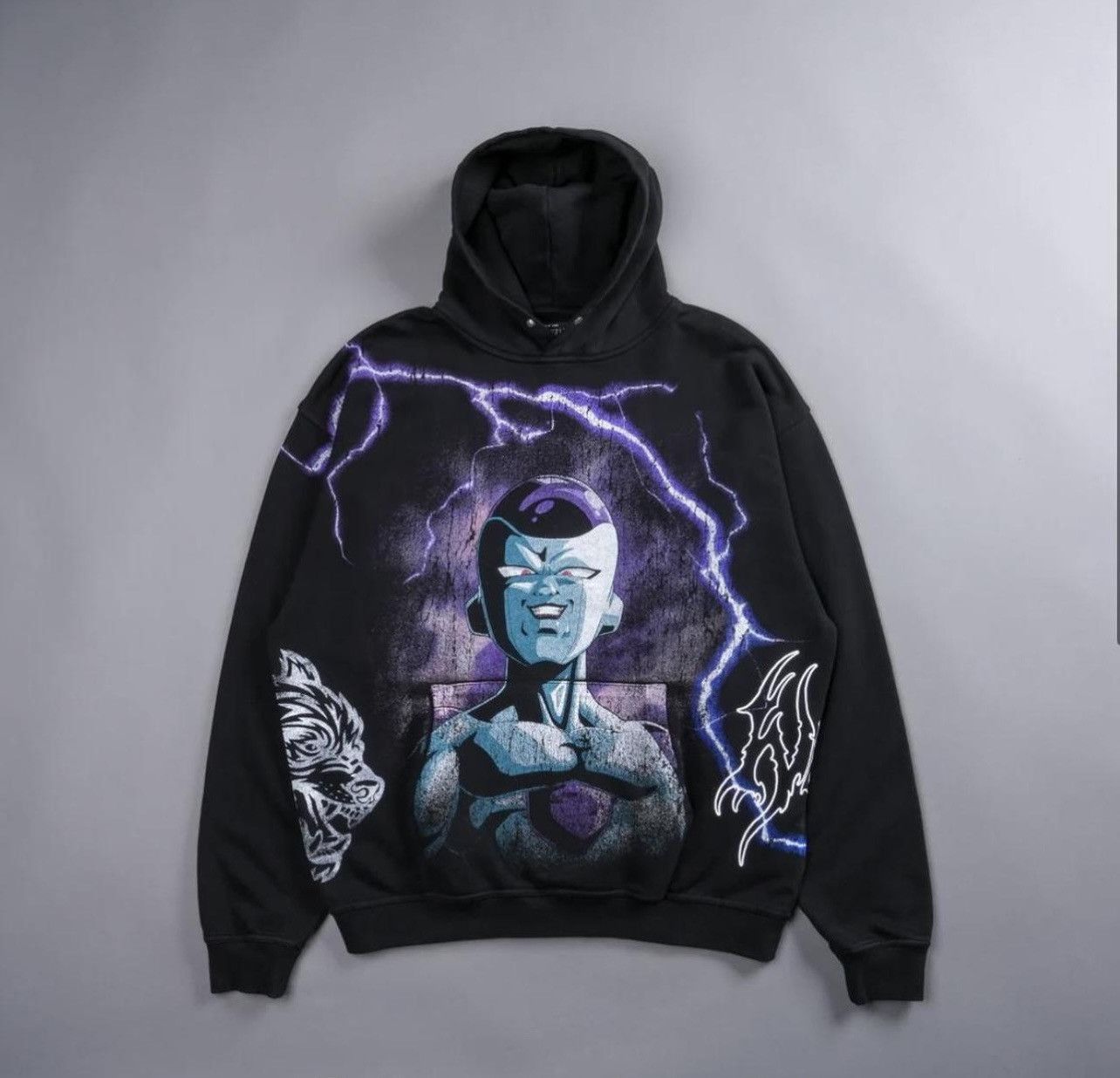 Darc Sport FRIEZA ENERGY PIERCE HOODIE 黒 Darc Sport DARC SPORT X DRAGON BALL Z (DBZ) X FRIEZA ENERGY HOODIE