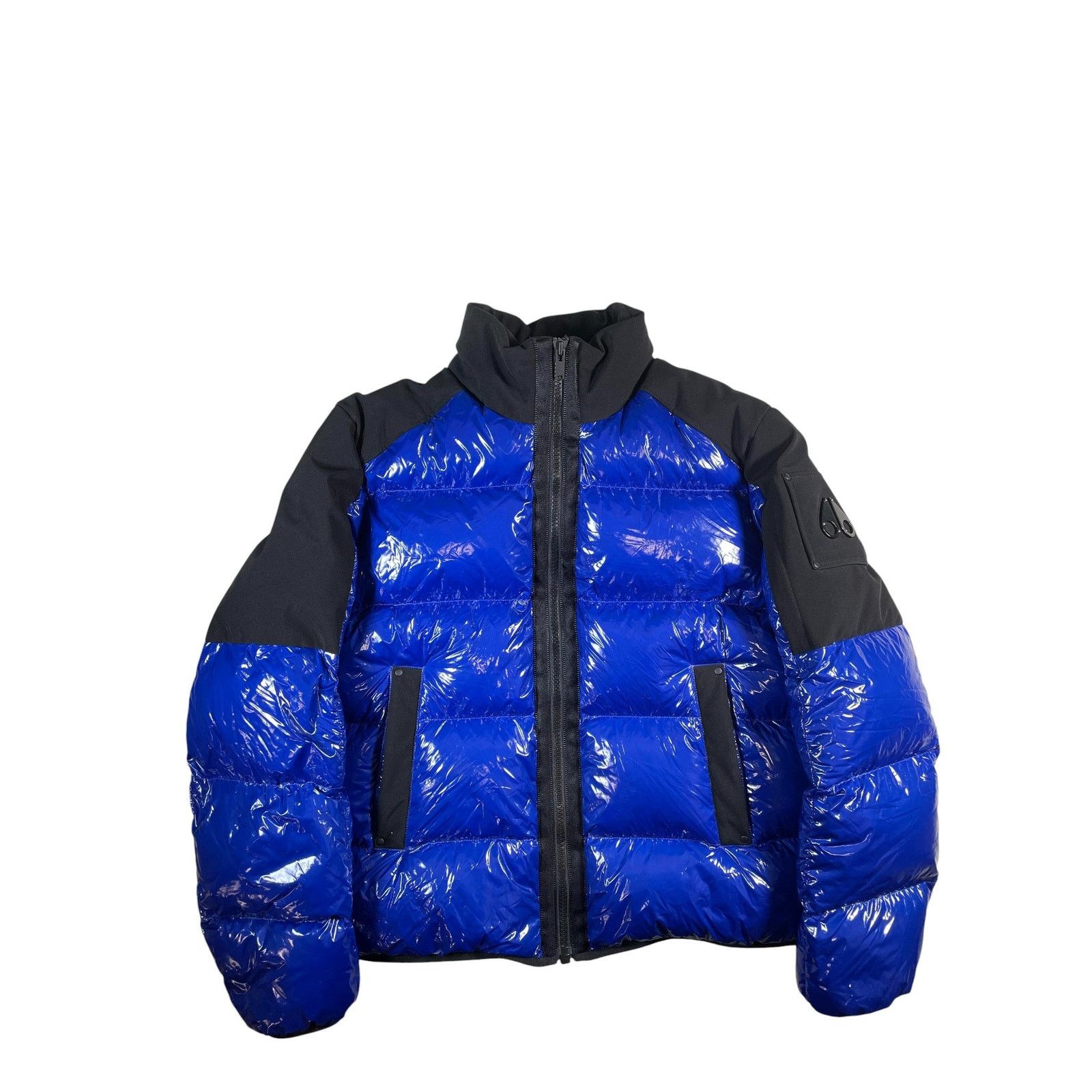Moose Knuckles Moose Knuckles Dugald Down Black & Blue Puffer Jacket Used Size US M / EU 48-50 / 2 - 1 Thumbnail