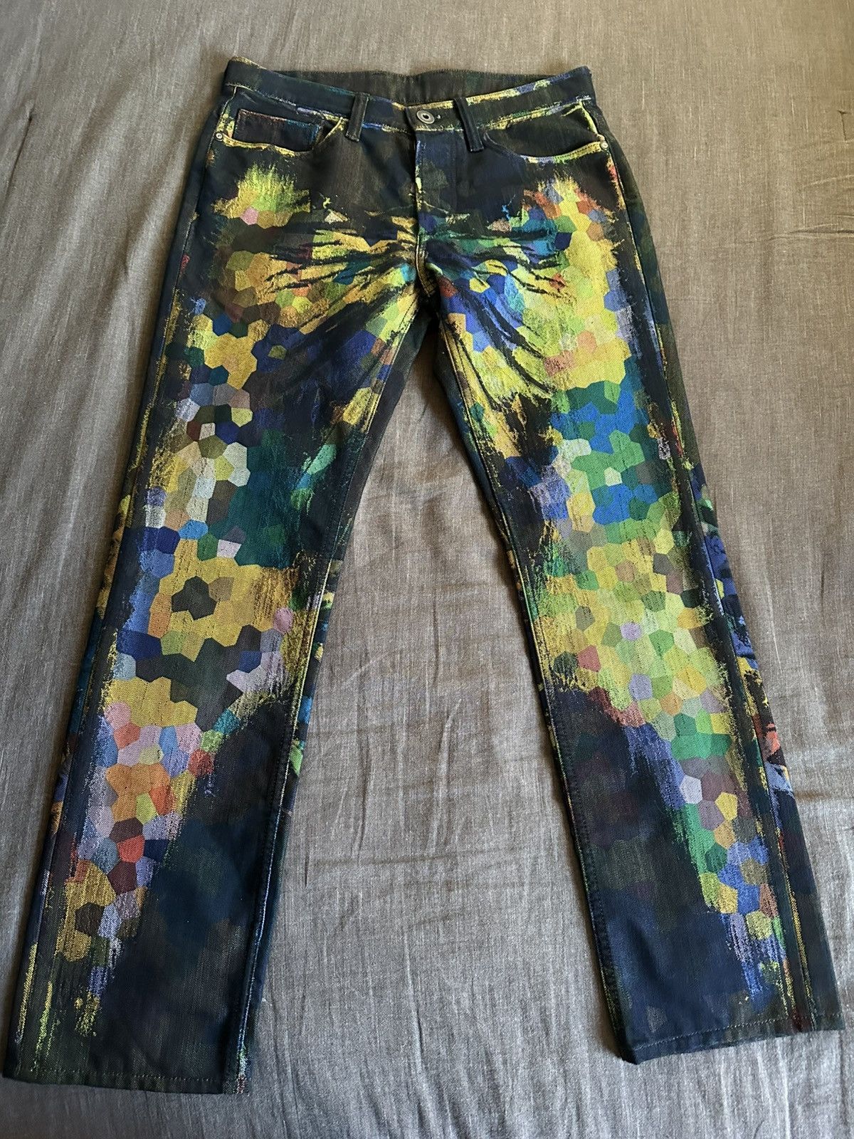 Issey Miyake Issey Miyake Men Digital Denim Size US 32 / EU 48 - 1 Thumbnail