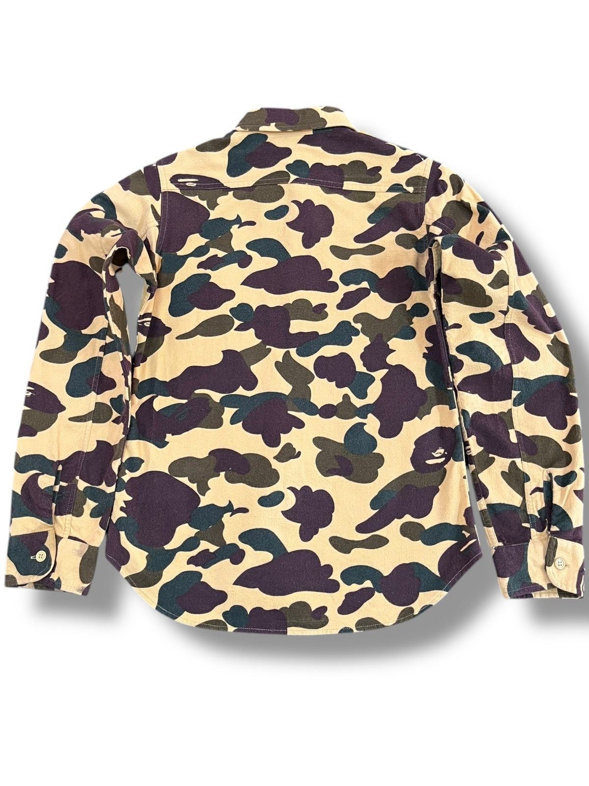 Bape Vintage Ape 1st camo Button Up Long Sleeve T-Shirt Size US XS / EU 42 / 0 - 6 Thumbnail